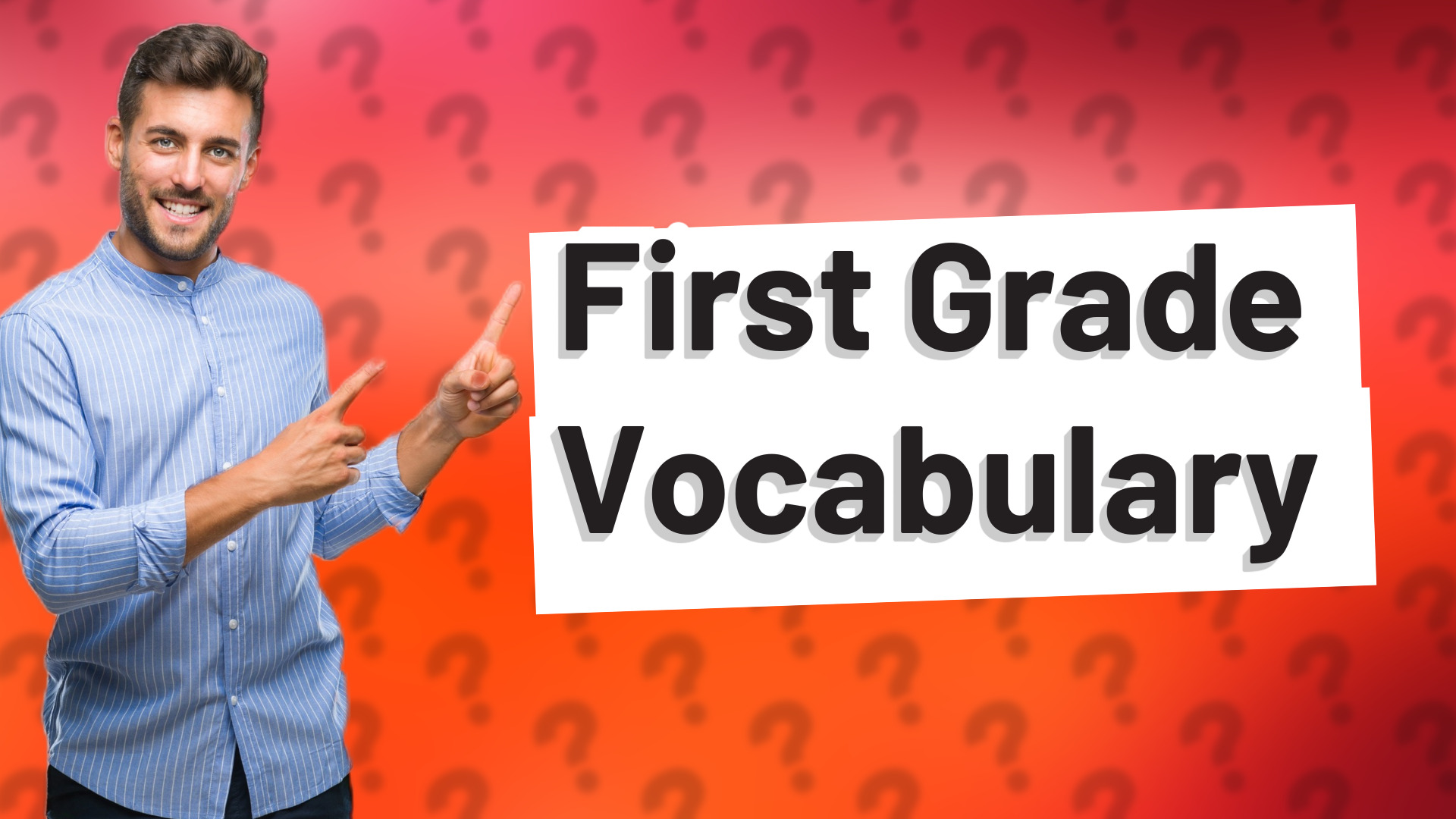 First Grade Vocabulary