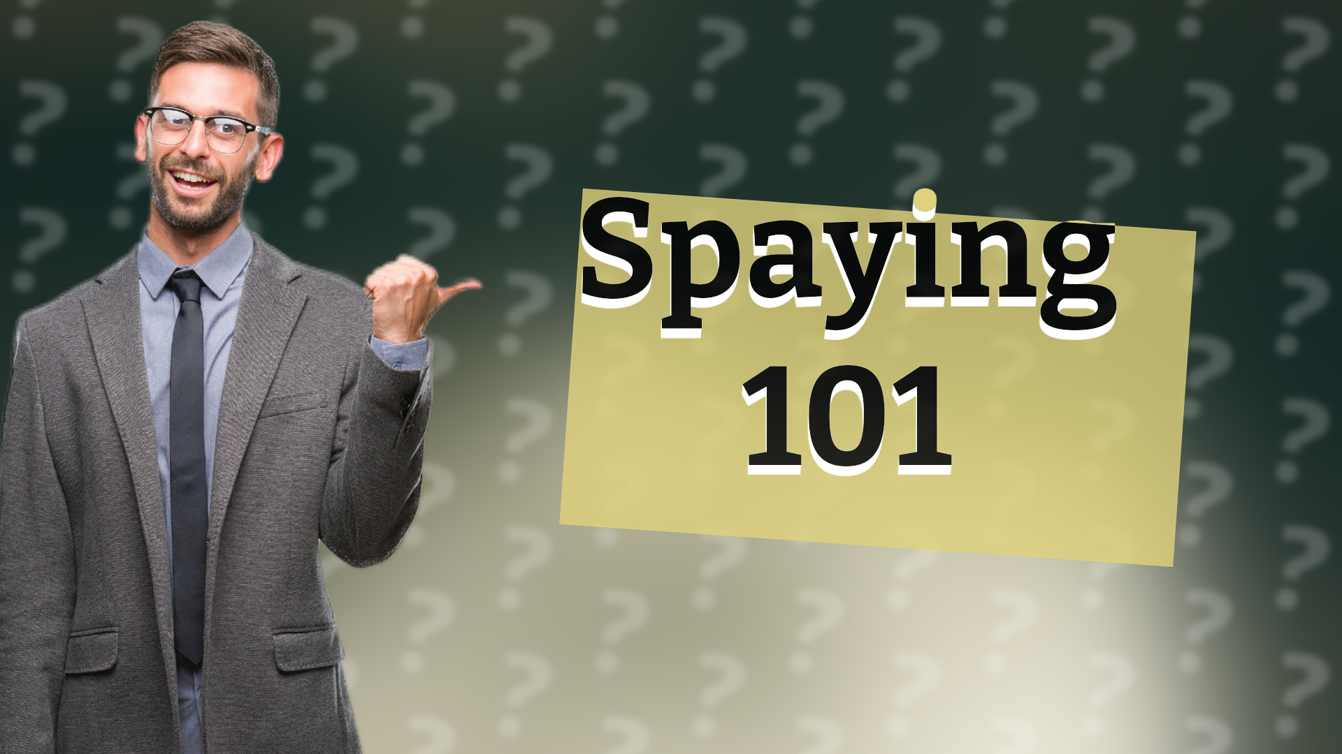 Spaying 101