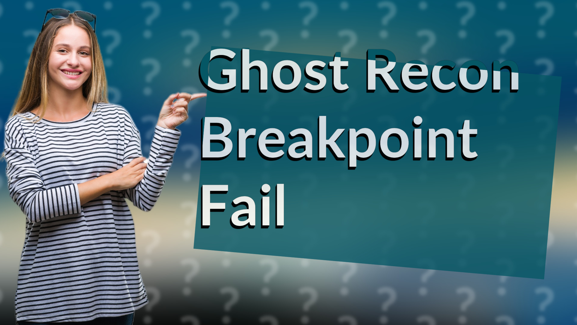 Ghost Recon Breakpoint Fail
