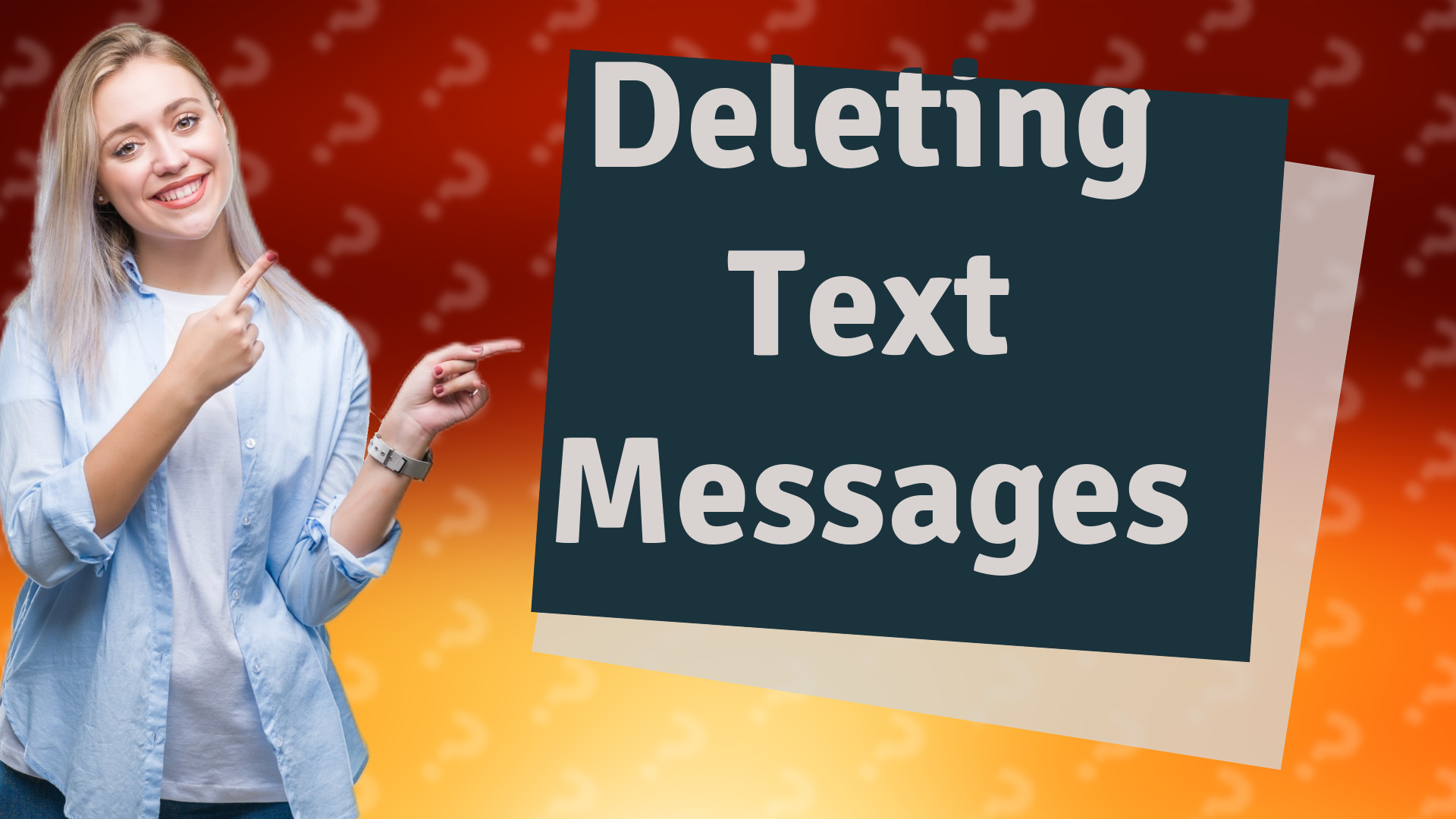 Deleting Text Messages
