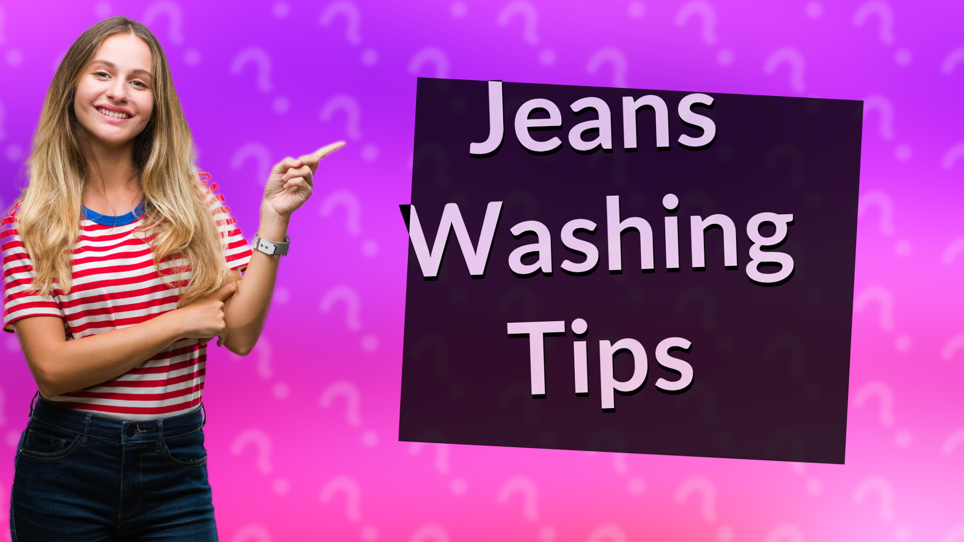 Jeans Washing Tips