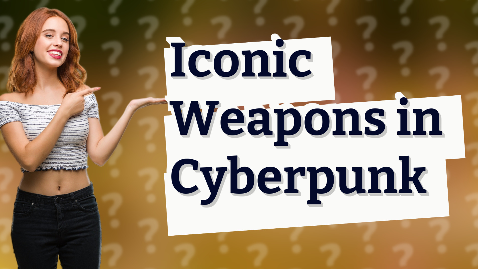 Iconic Weapons in Cyberpunk