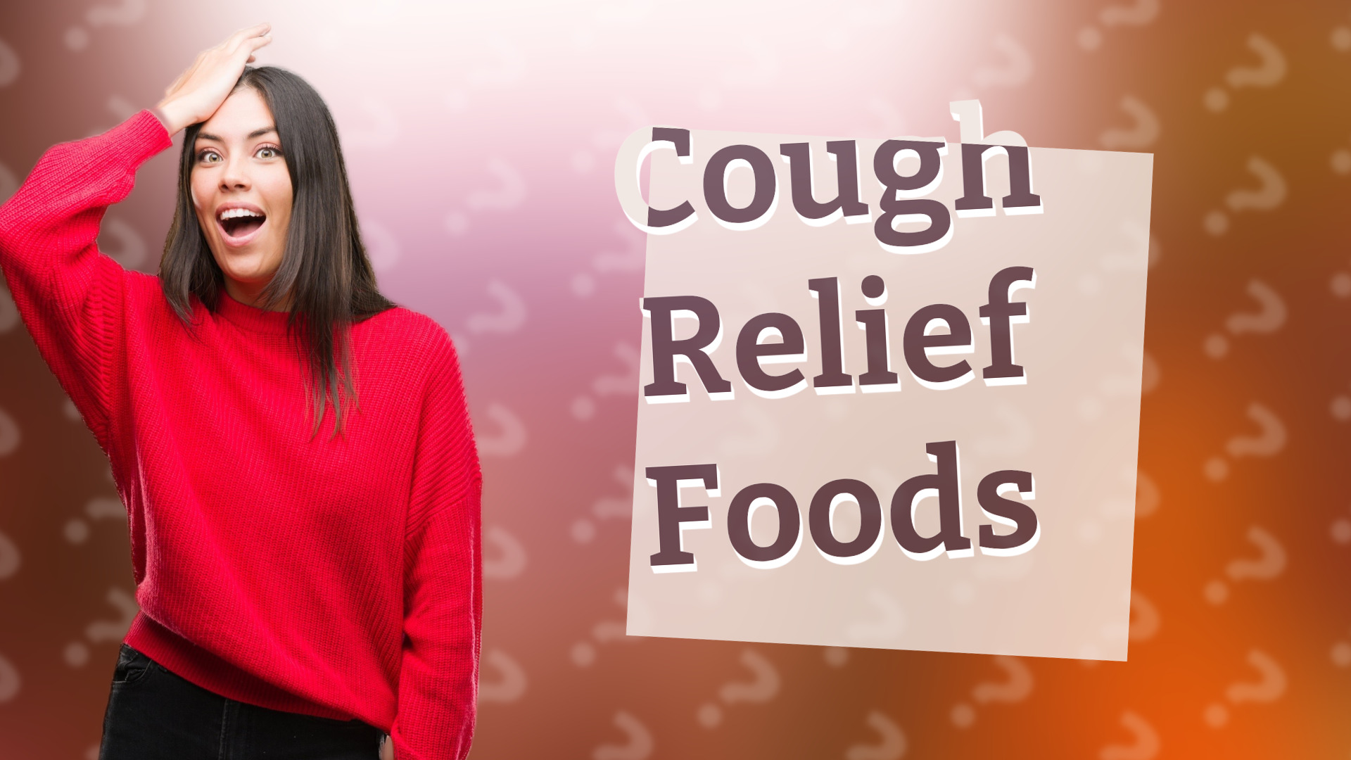 Cough Relief Foods