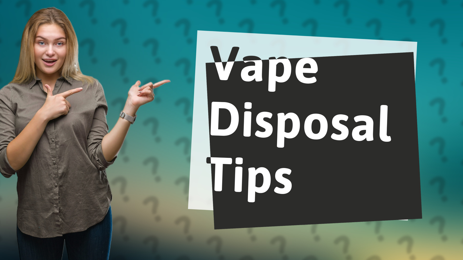 Vape Disposal Tips