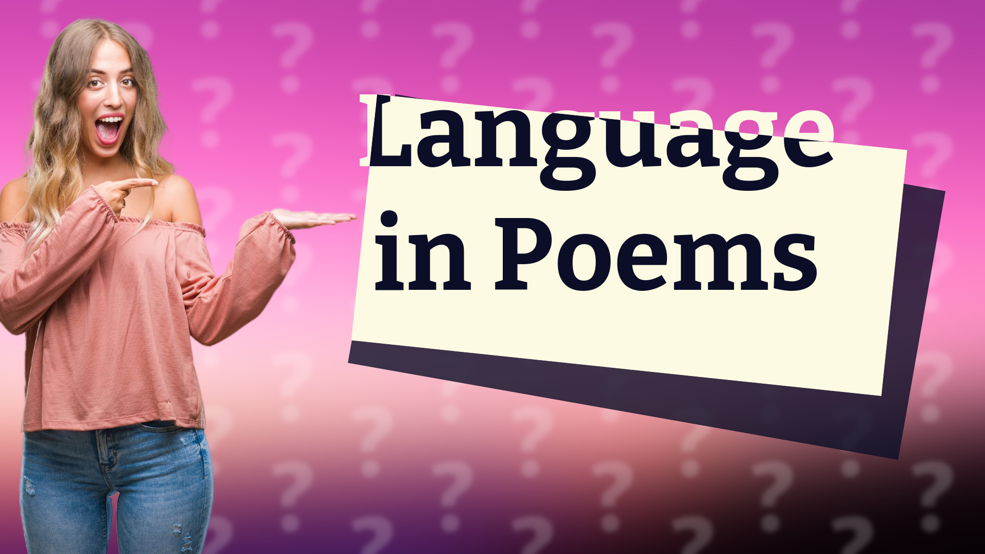 Language in Poems