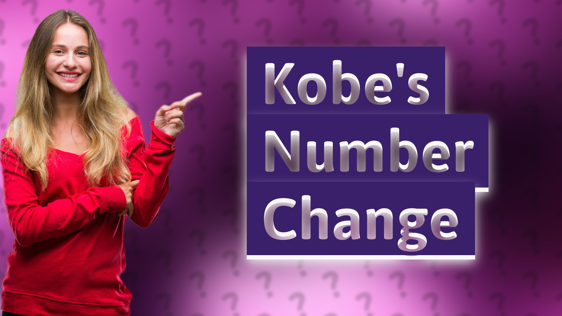 Kobe's Number Change