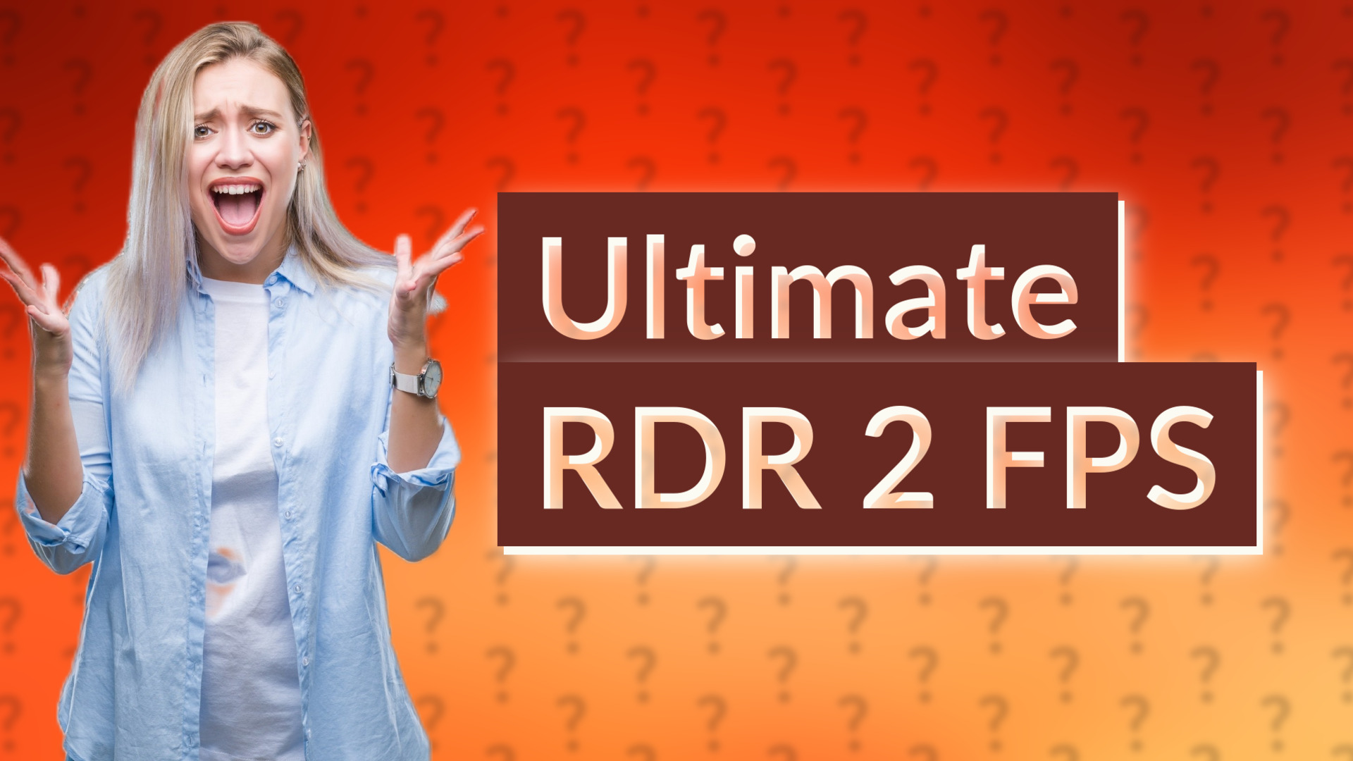 Ultimate RDR 2 FPS