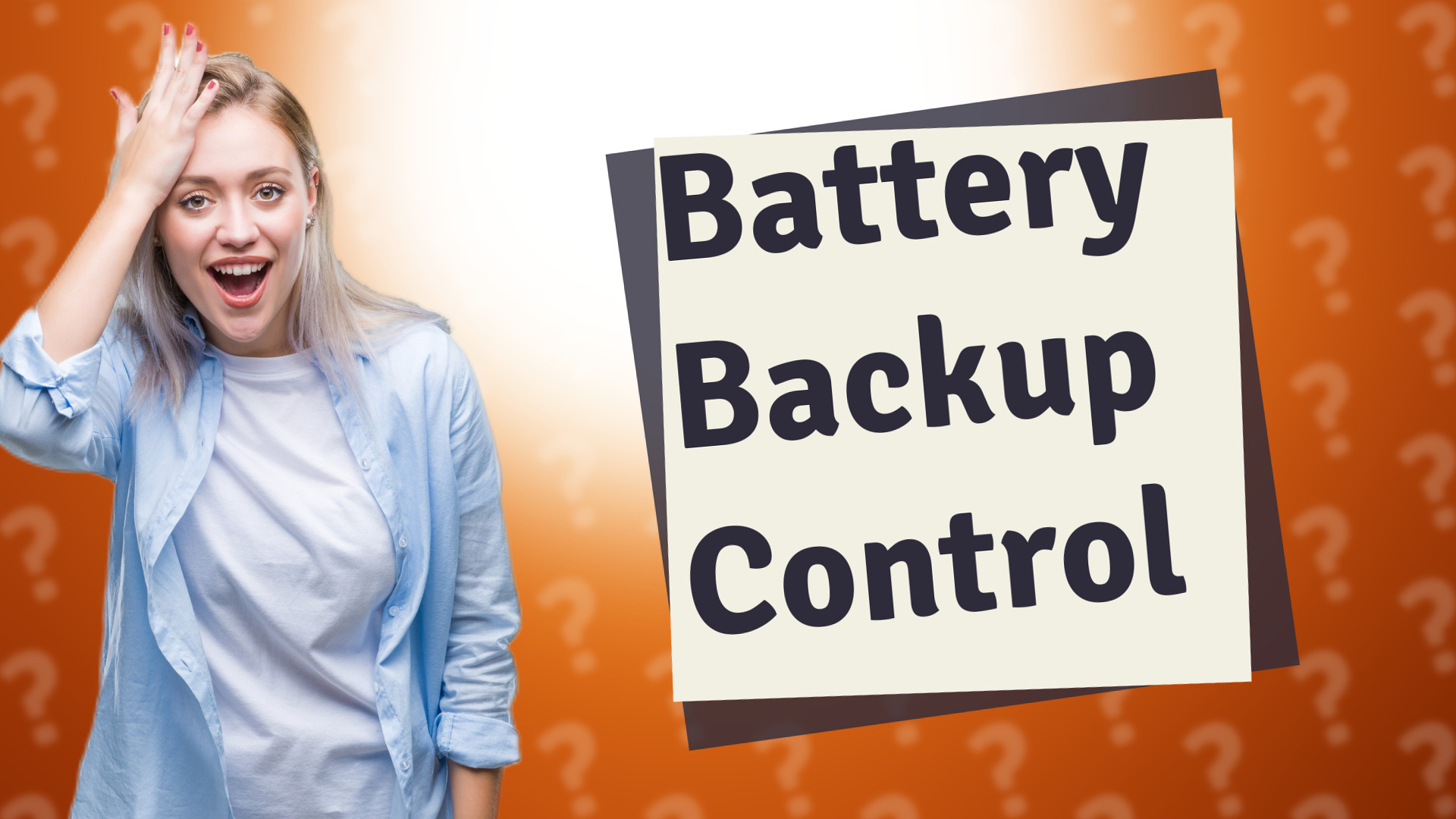 Battery Backup Control