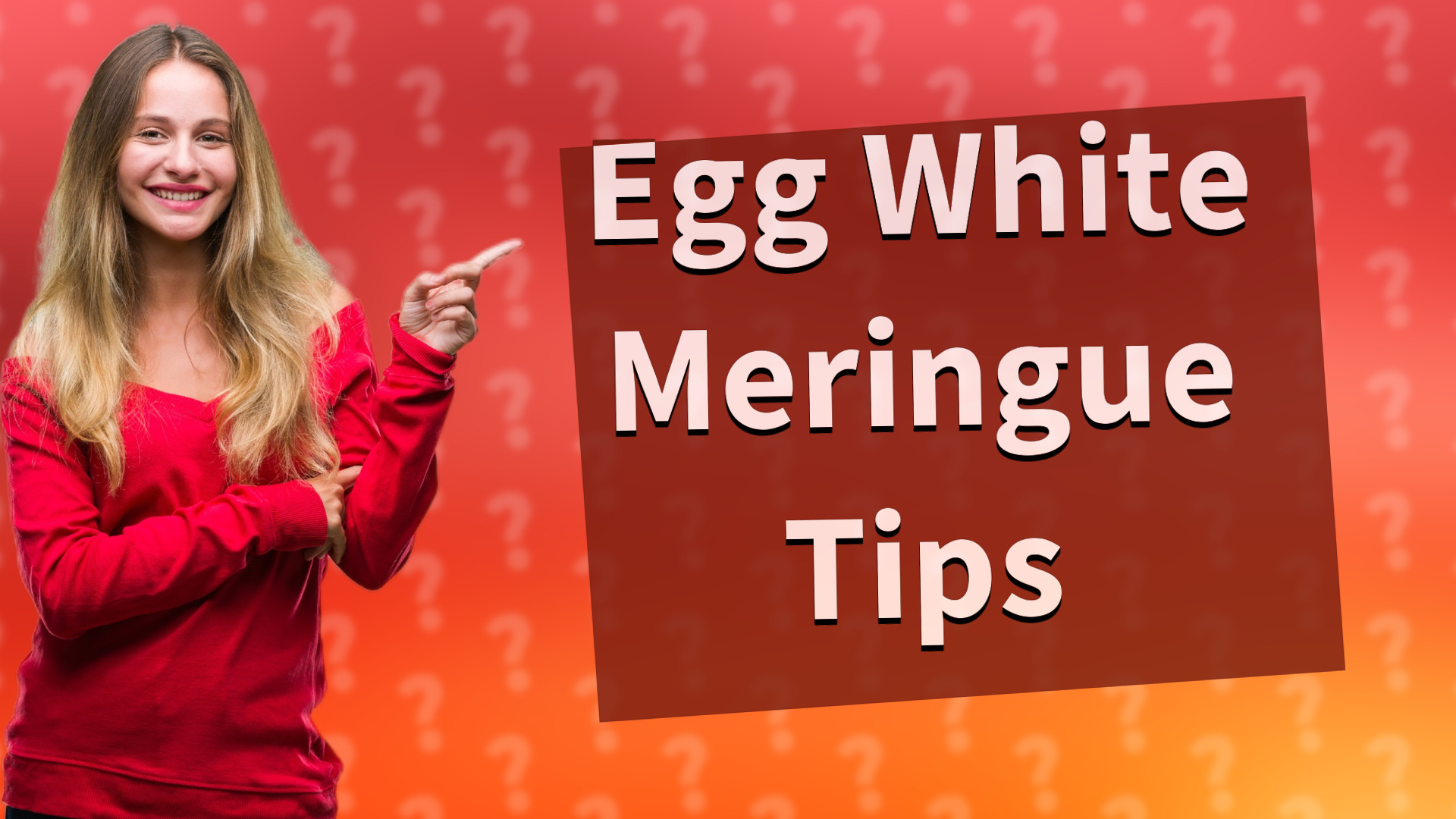 Egg White Meringue Tips