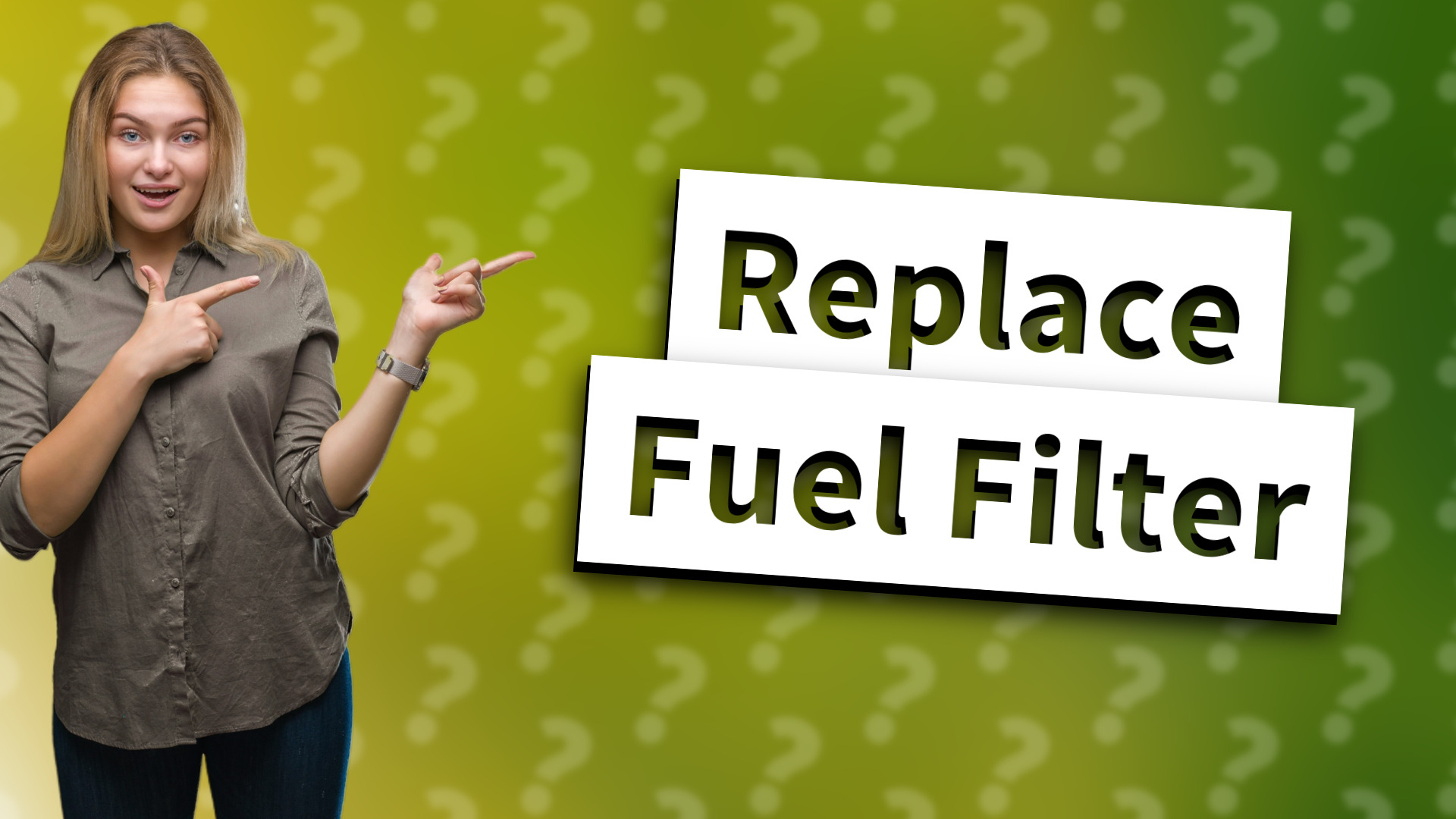 Replace Fuel Filter