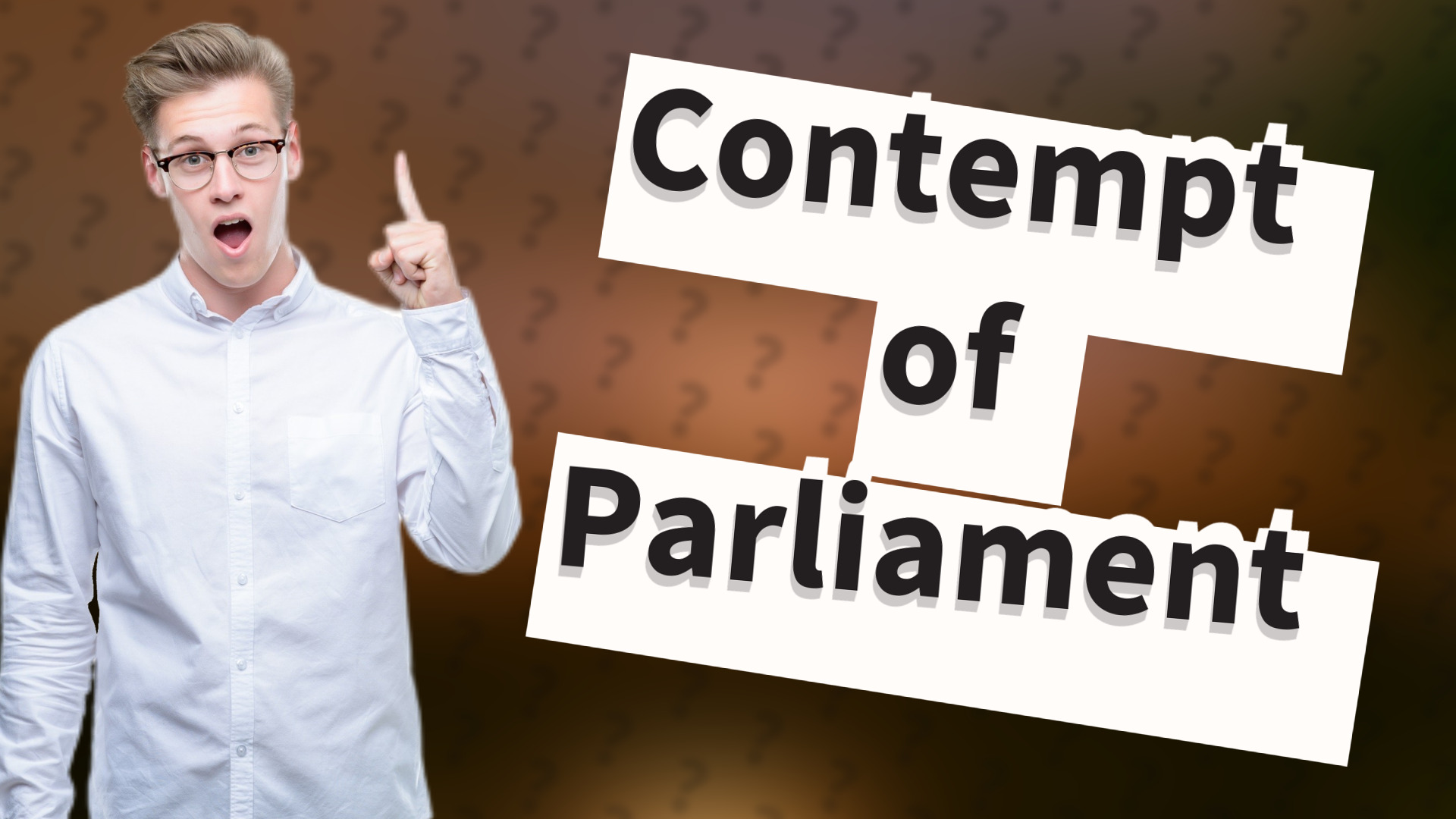 Contempt of Parliament