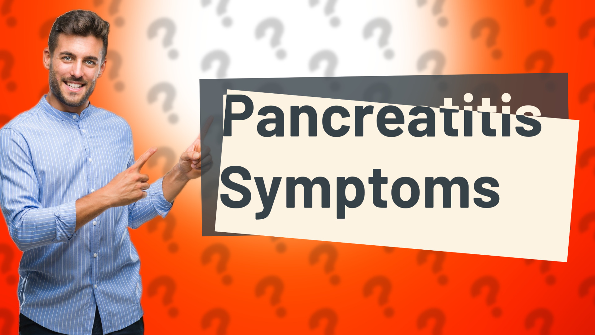 Pancreatitis Symptoms