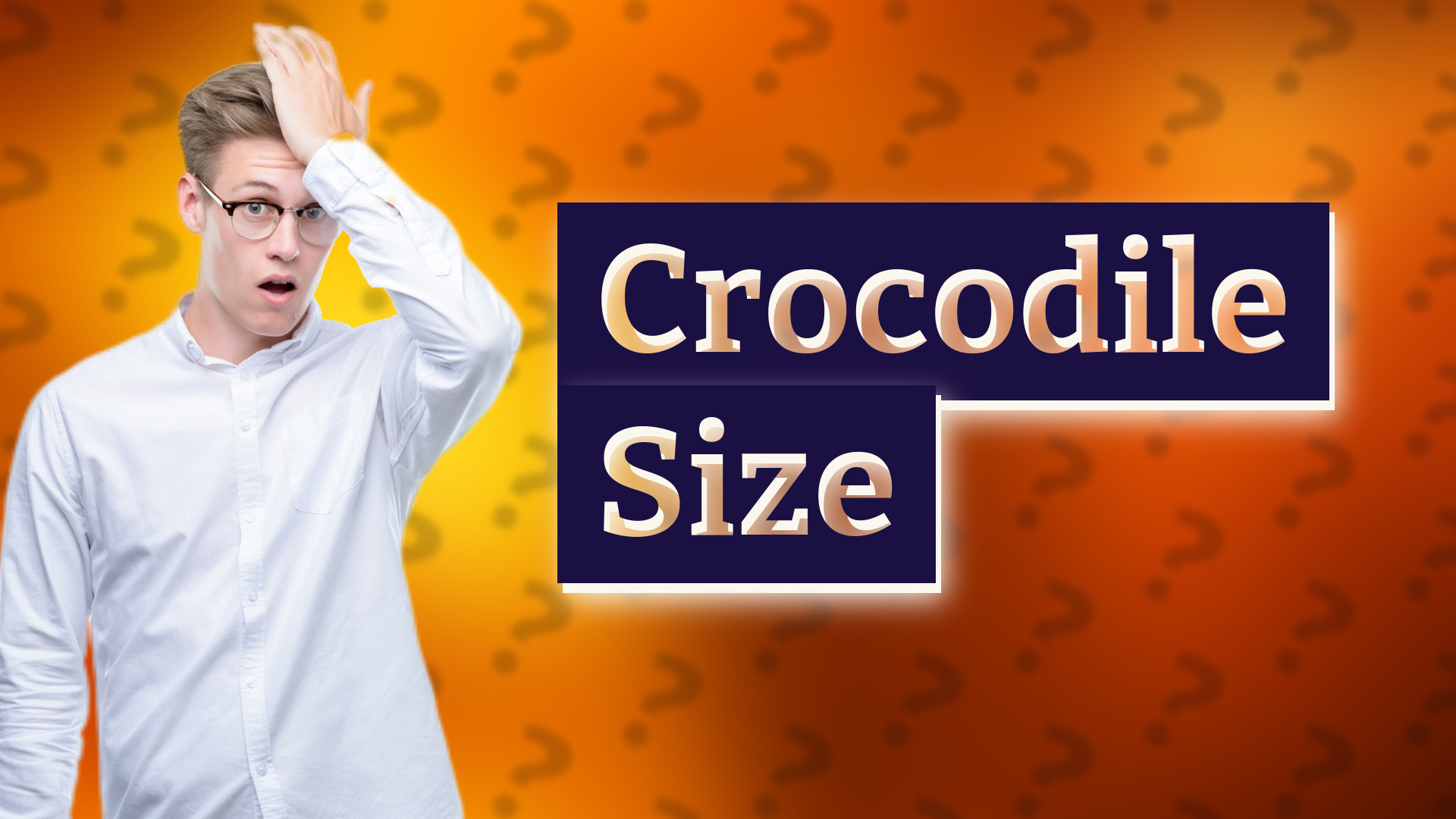 Crocodile Size