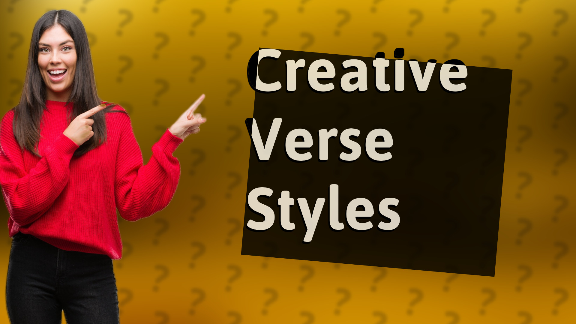 Creative Verse Styles