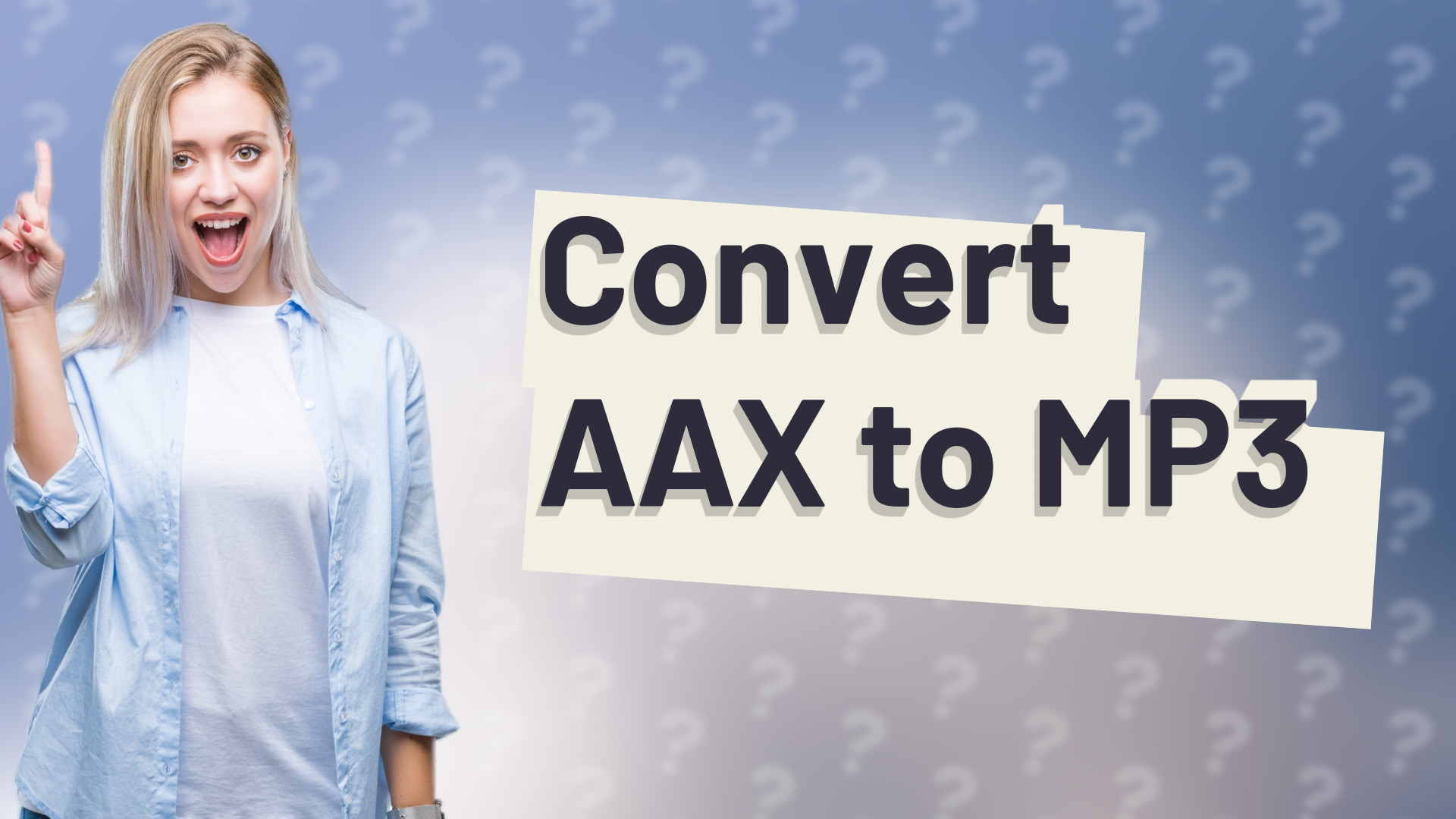 Convert AAX to MP3