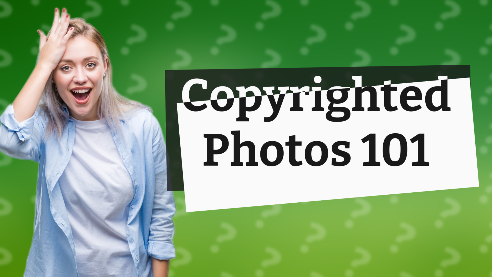 Copyrighted Photos 101