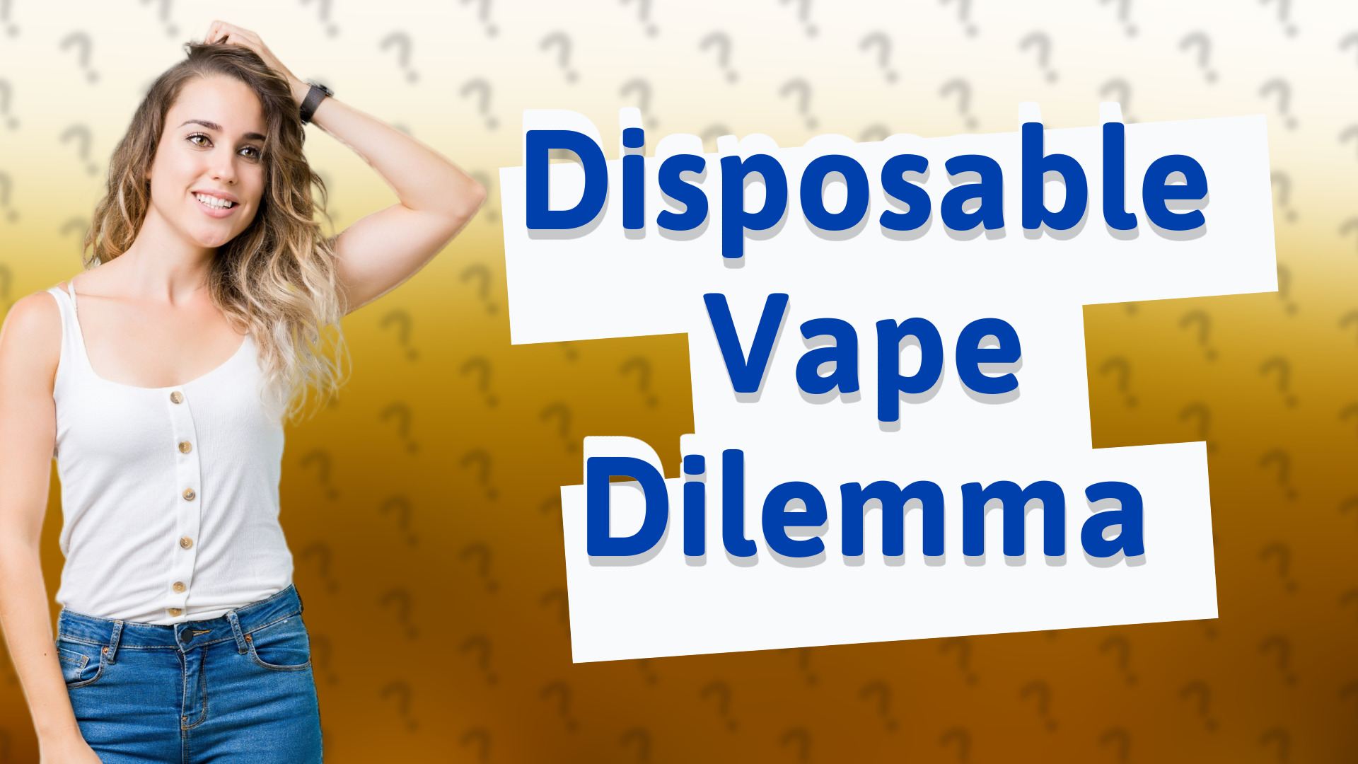 Disposable Vape Dilemma