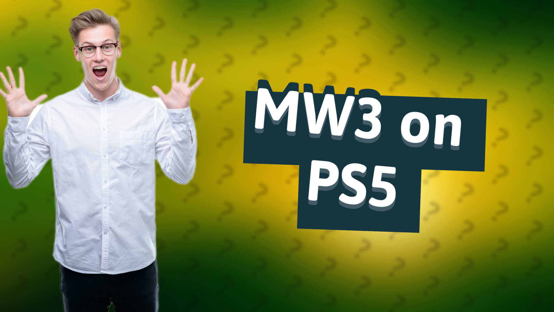 MW3 on PS5