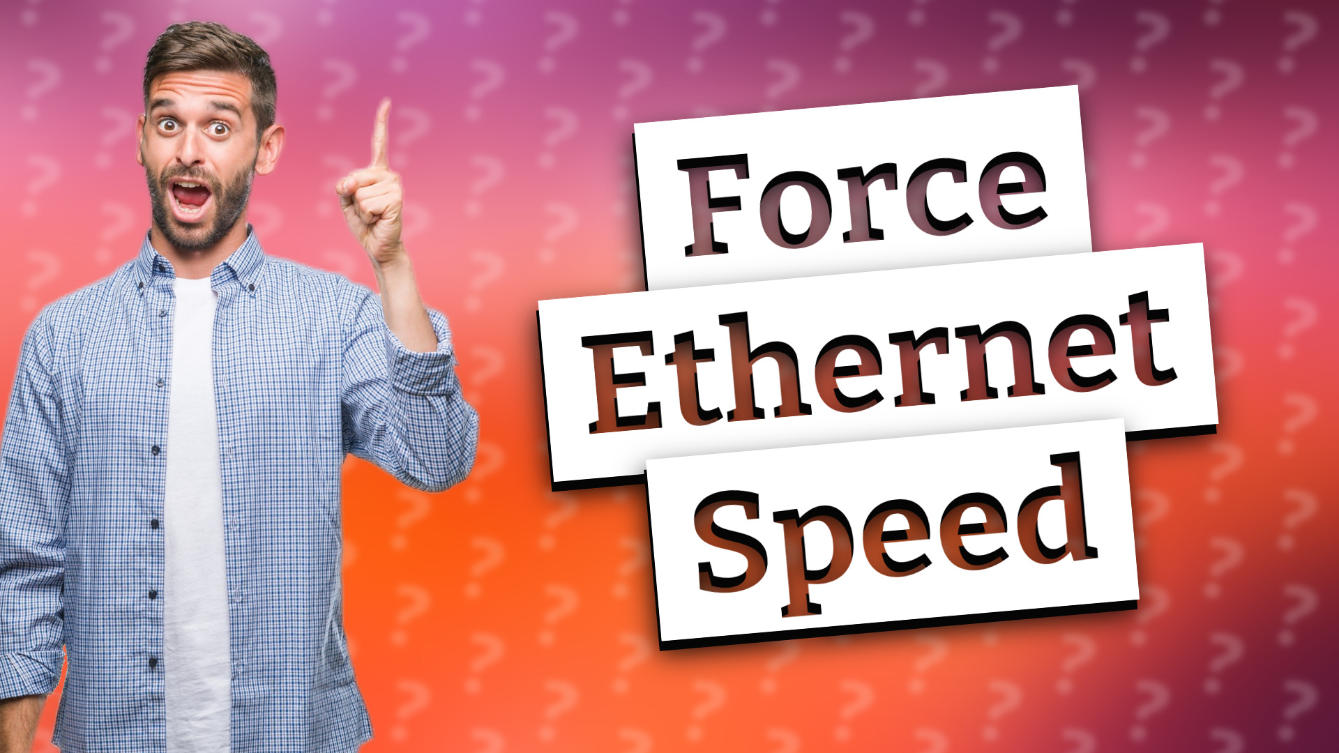 Force Ethernet Speed