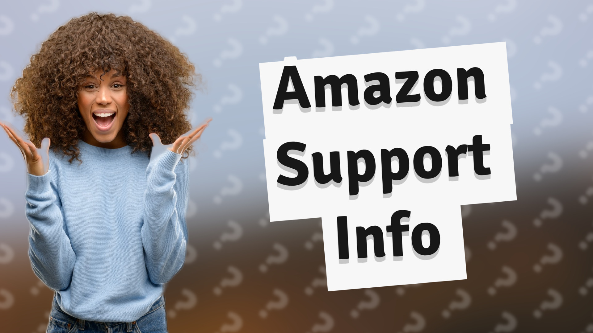 Amazon Support Info