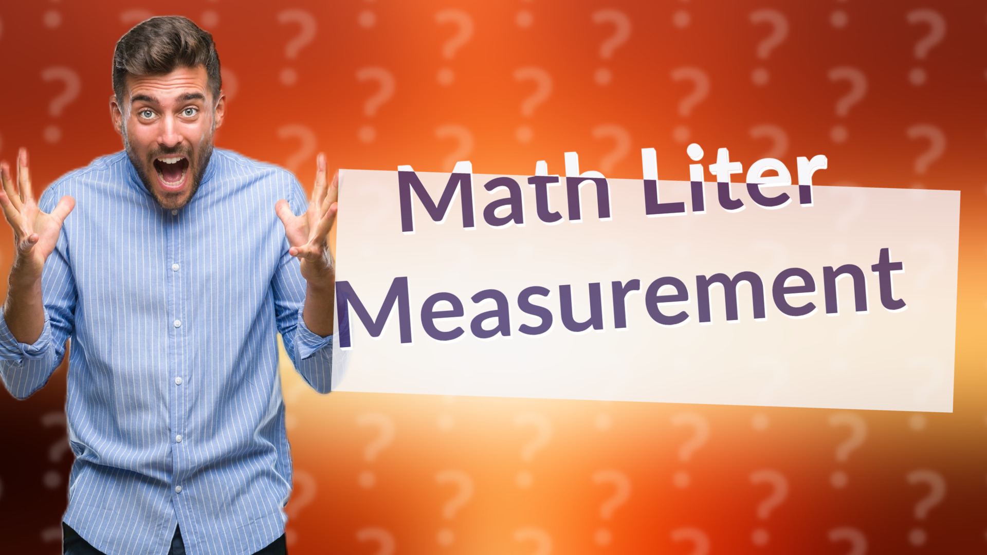 Math Liter Measurement