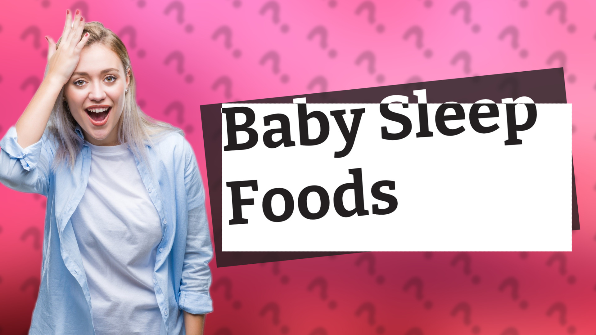 Baby Sleep Foods