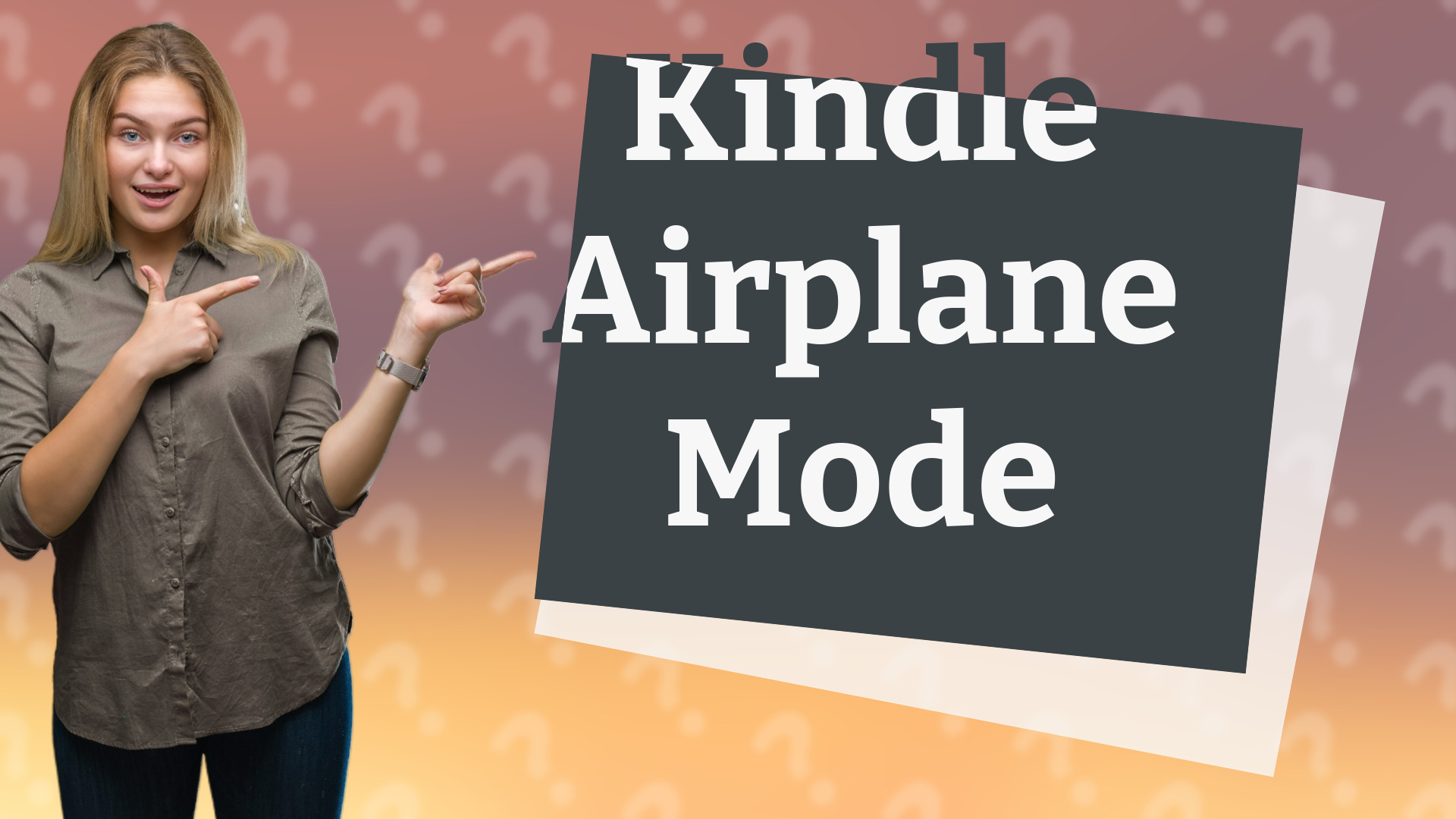 Kindle Airplane Mode