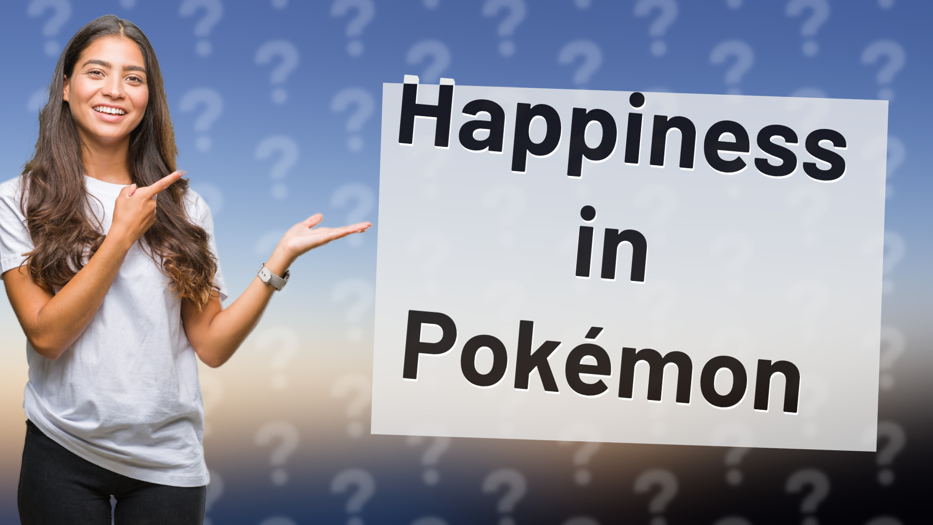 Happiness in Pokémon