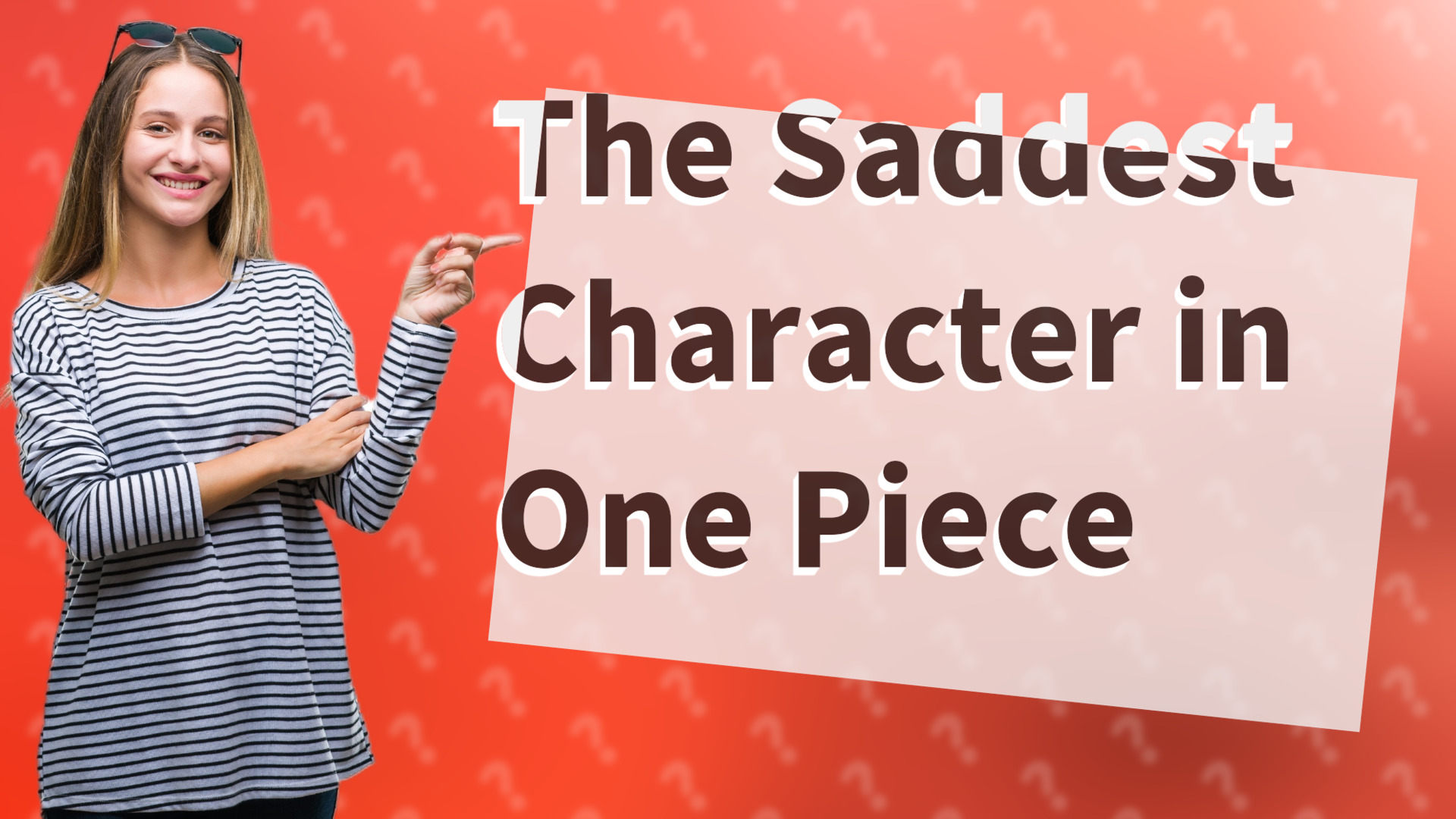 The Saddest Character in One Piece