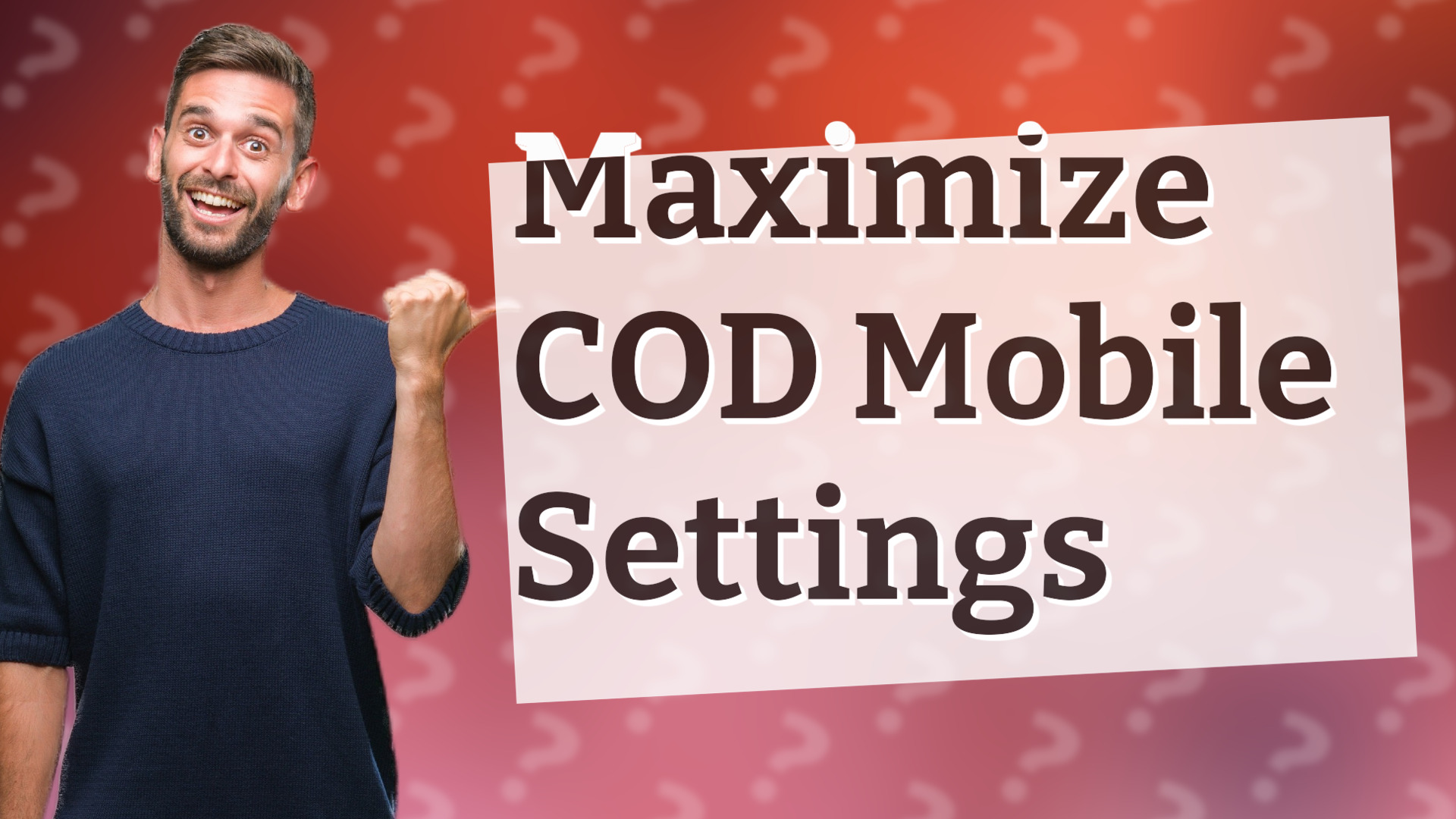 Maximize COD Mobile Settings