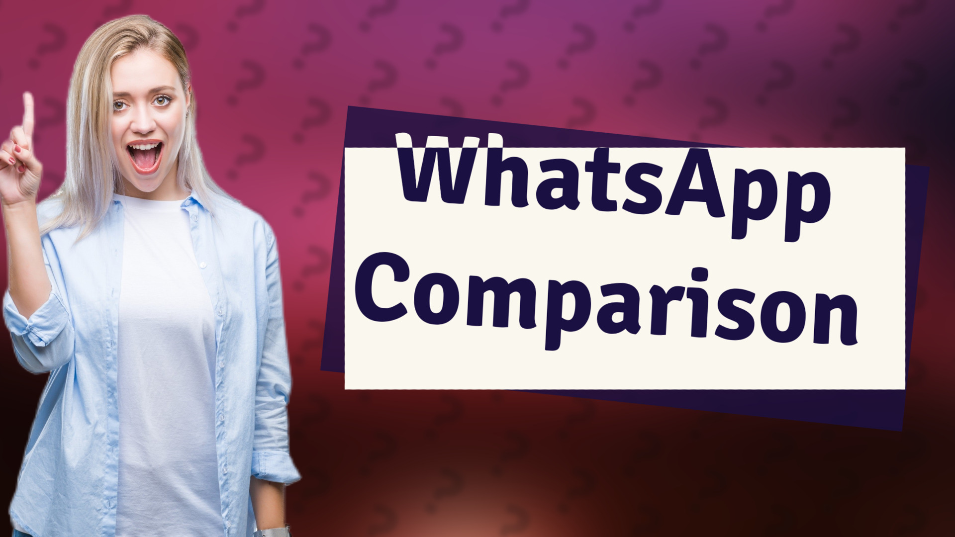 WhatsApp Comparison