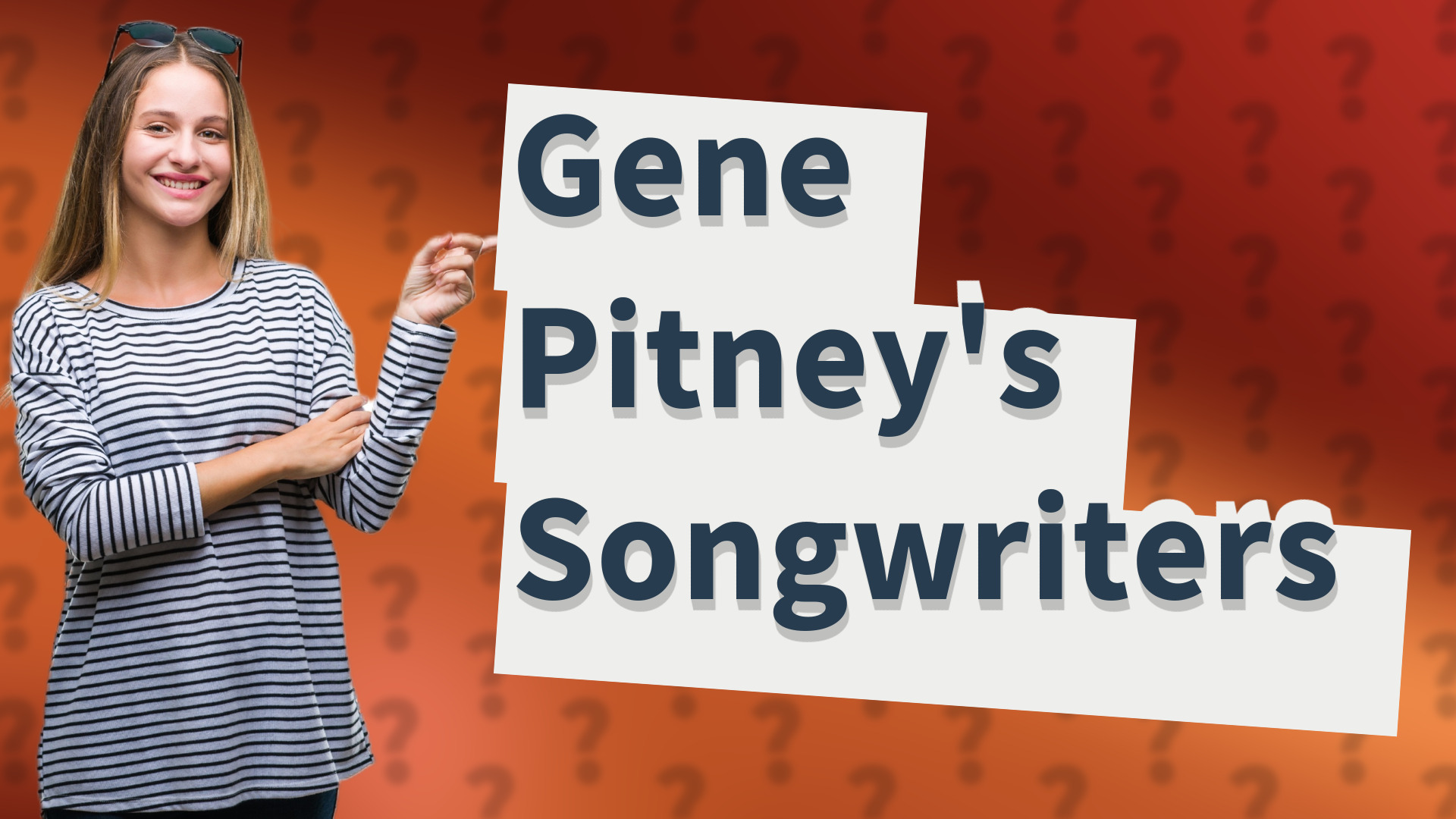 Gene Pitney's Songwriters