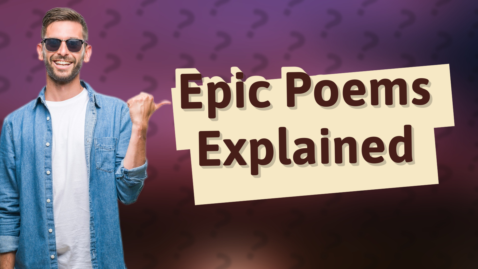Epic Poems Explained