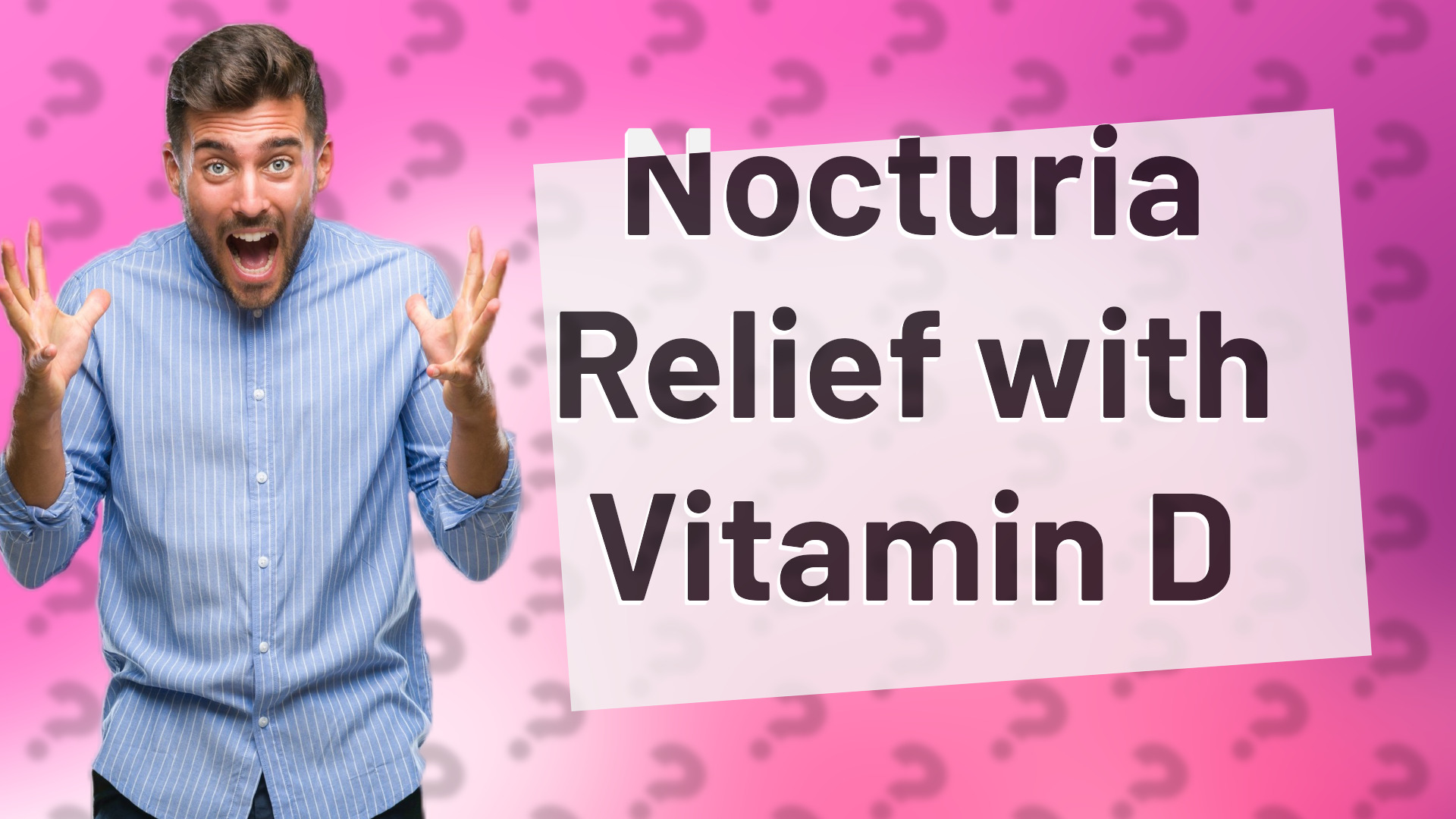 Nocturia Relief with Vitamin D