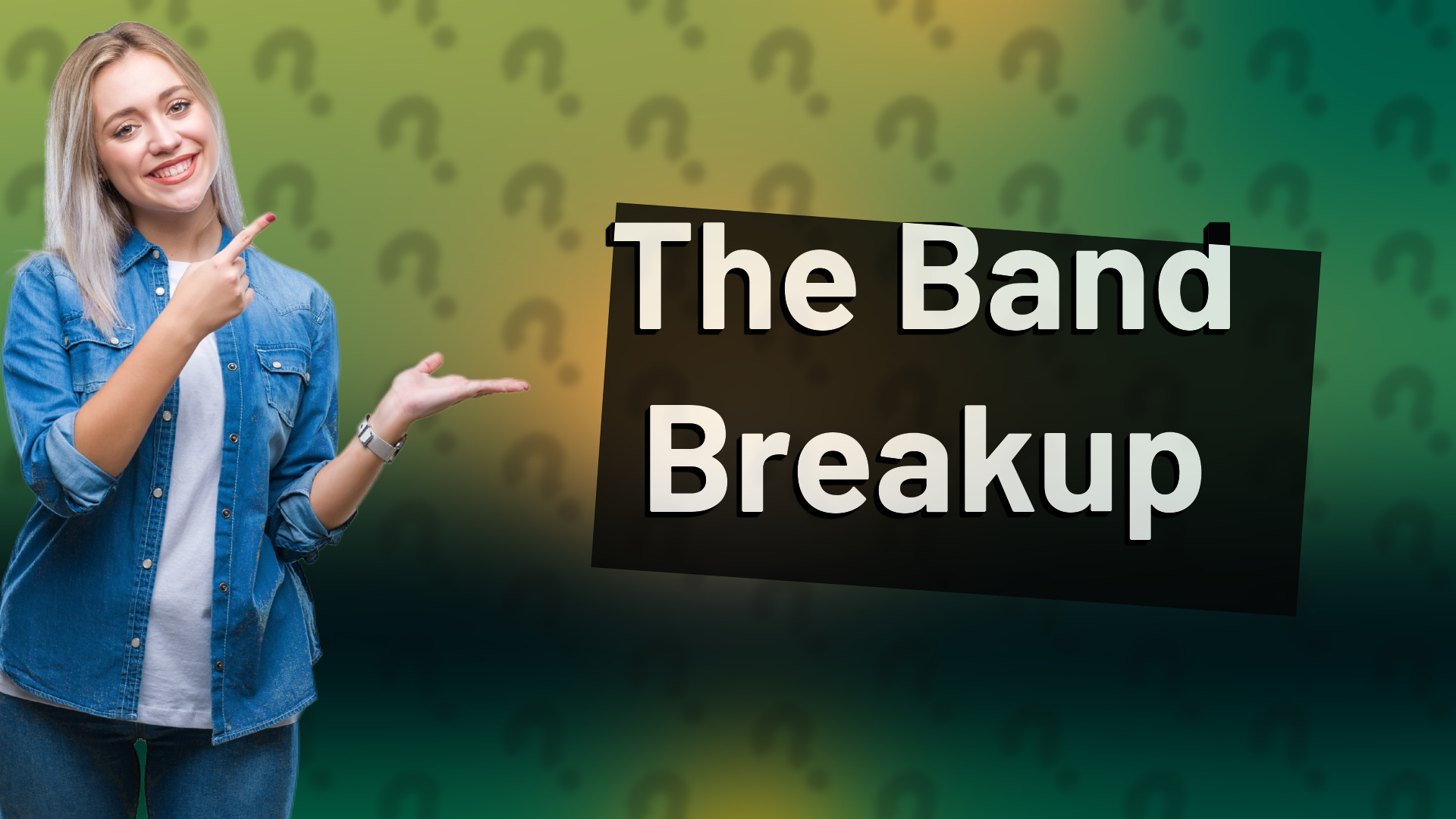 The Band Breakup