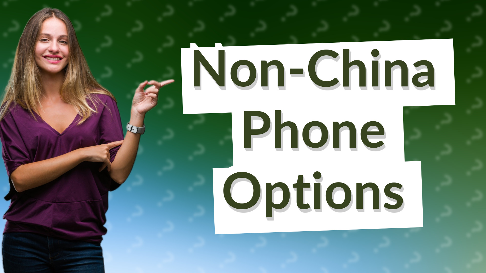 Non-China Phone Options