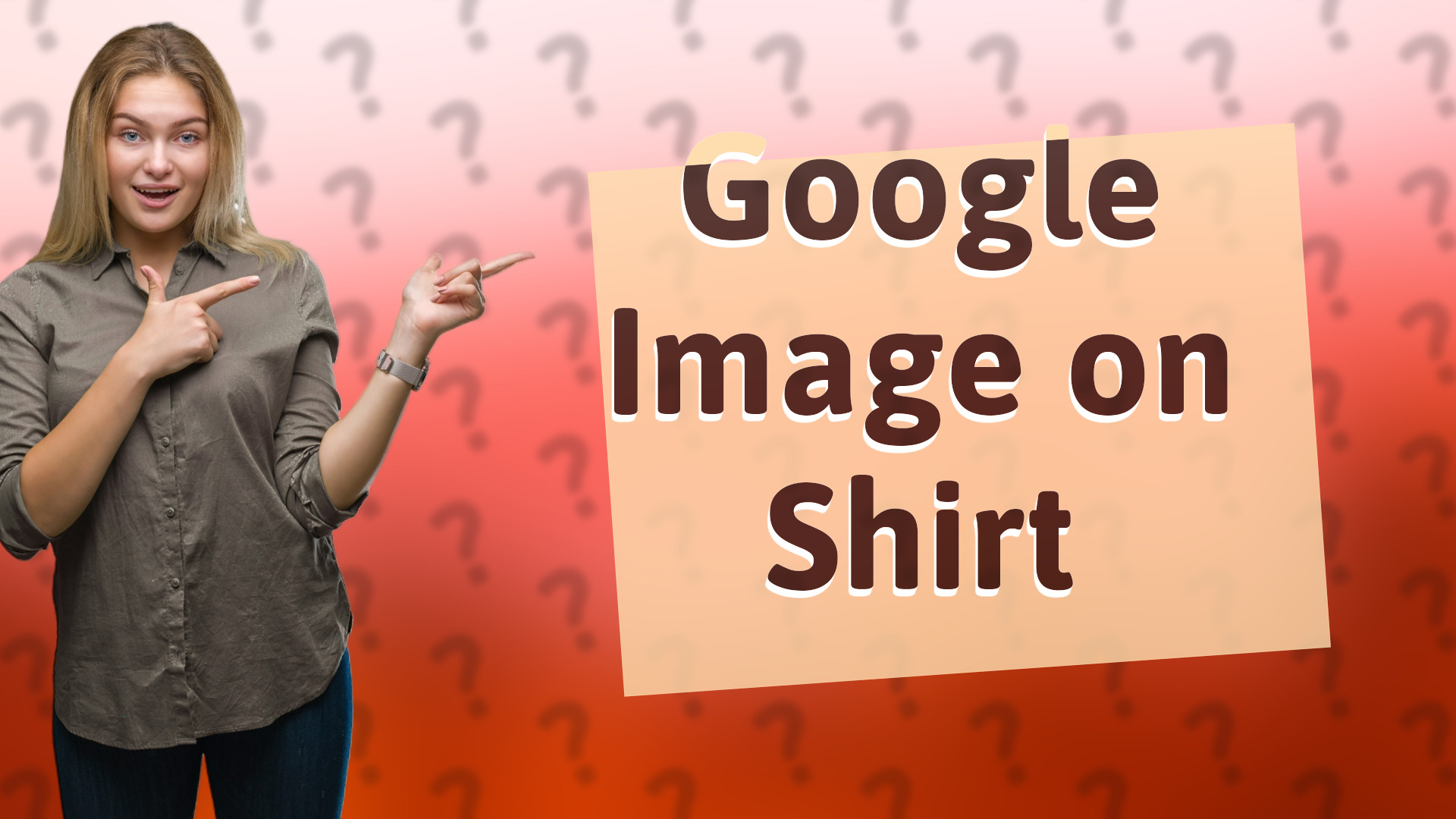 Google Image on Shirt