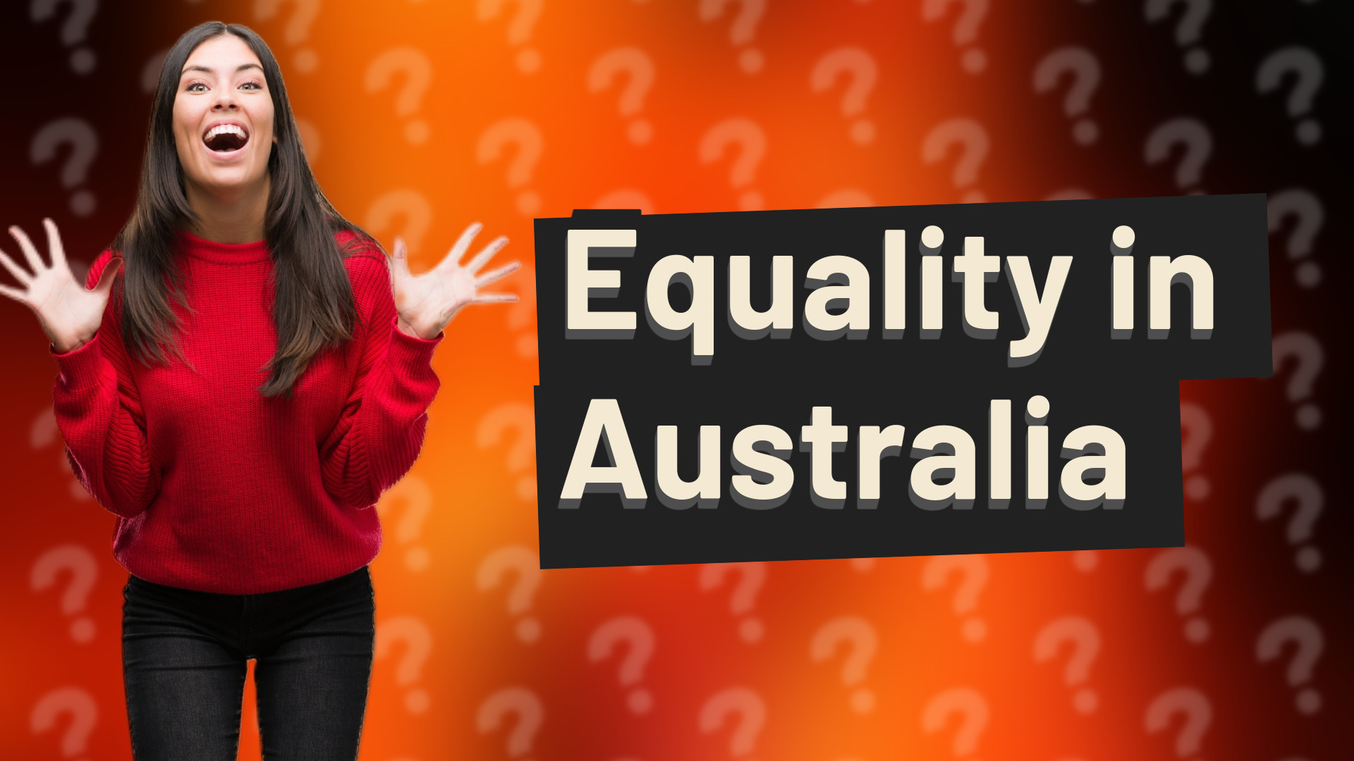 Equality in Australia