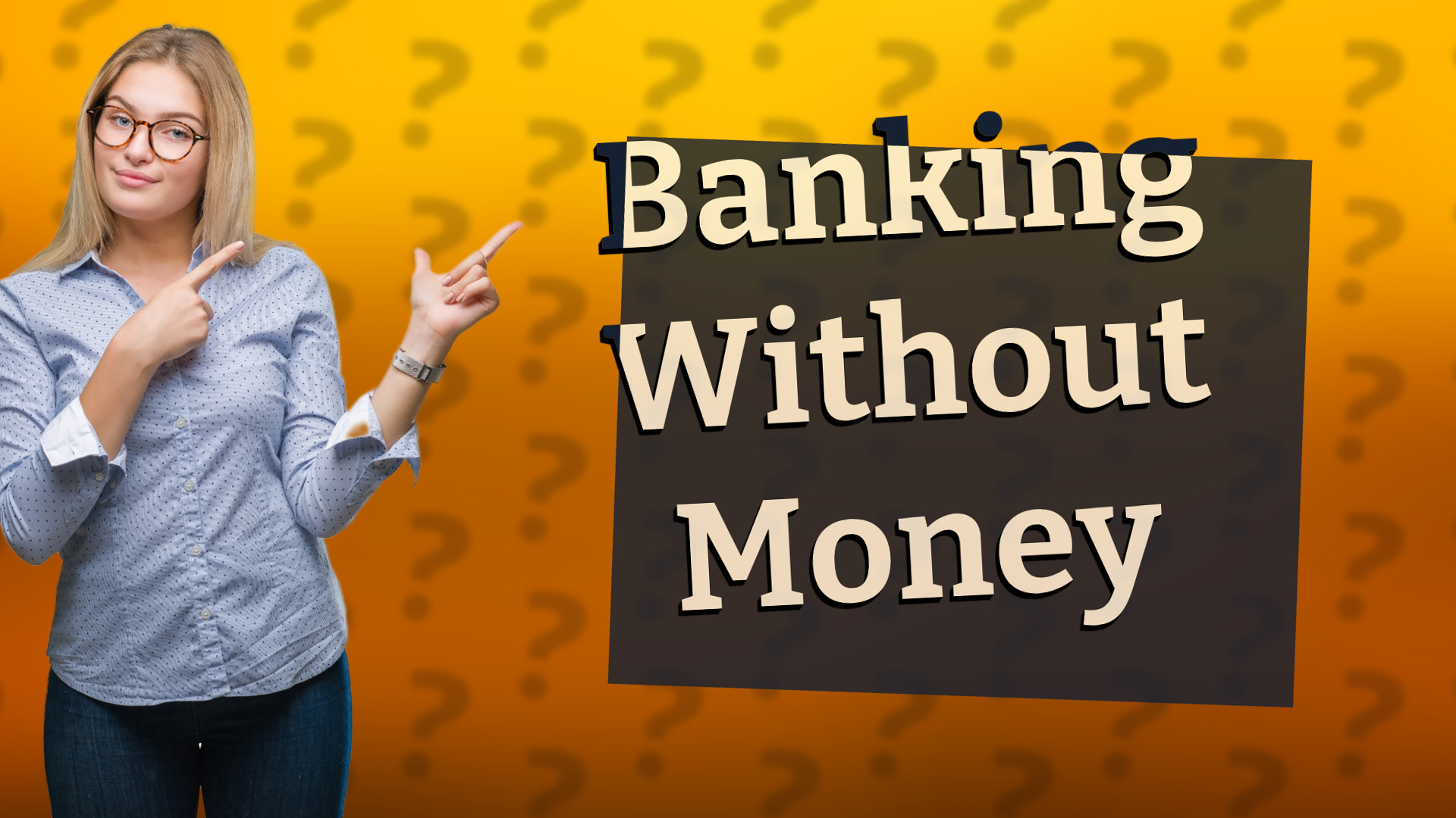 Banking Without Money