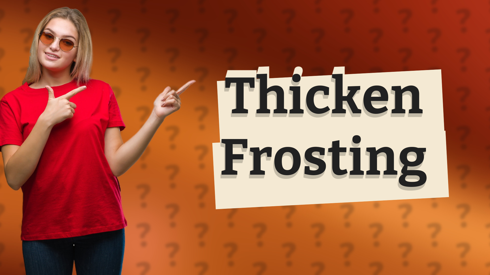Thicken Frosting