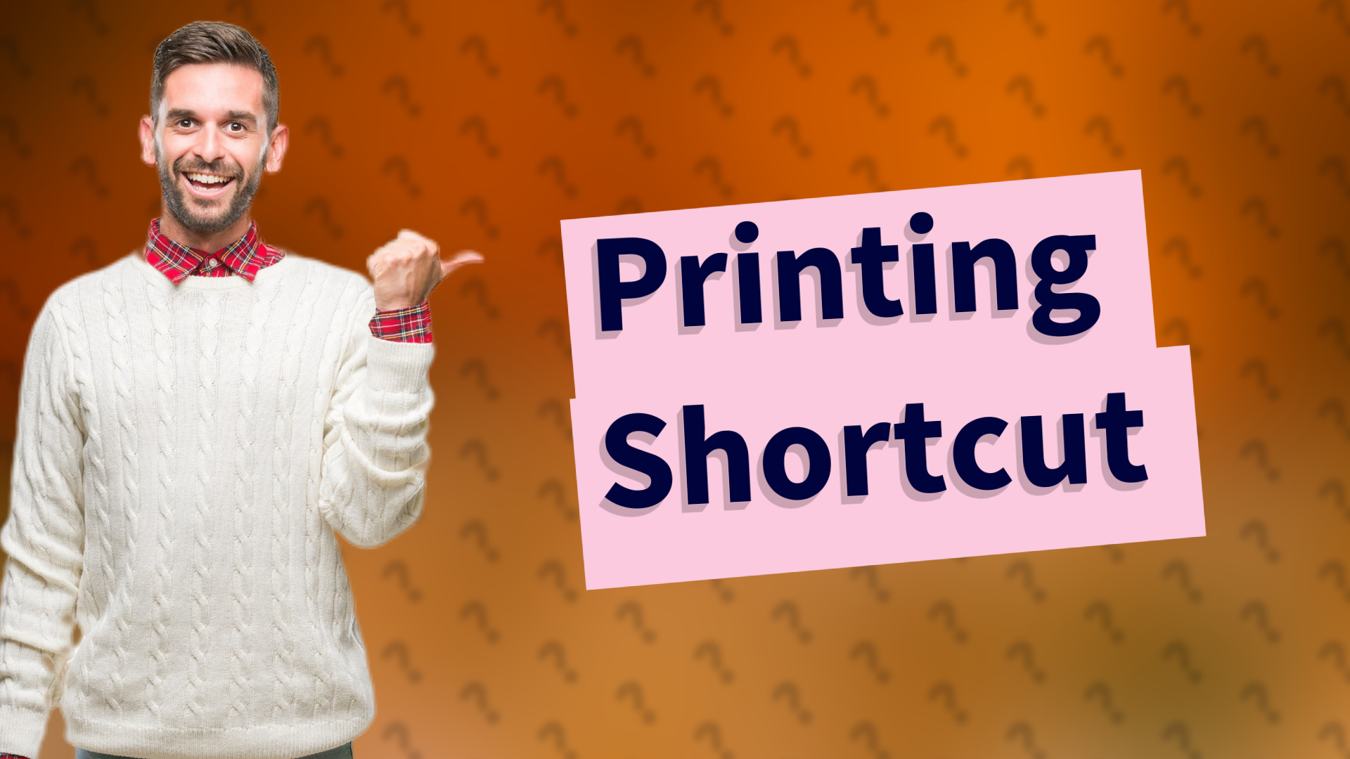 Printing Shortcut