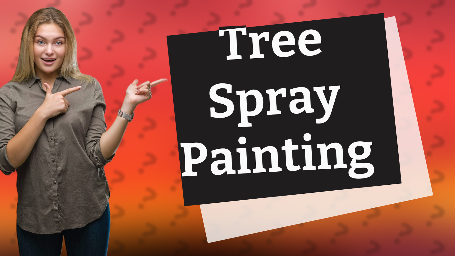 Tree Spray Painting