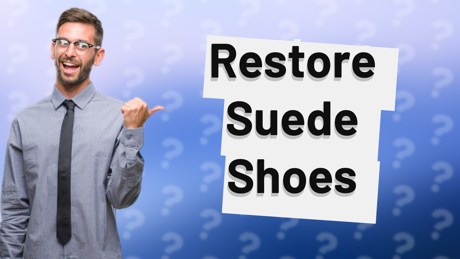 Restore Suede Shoes