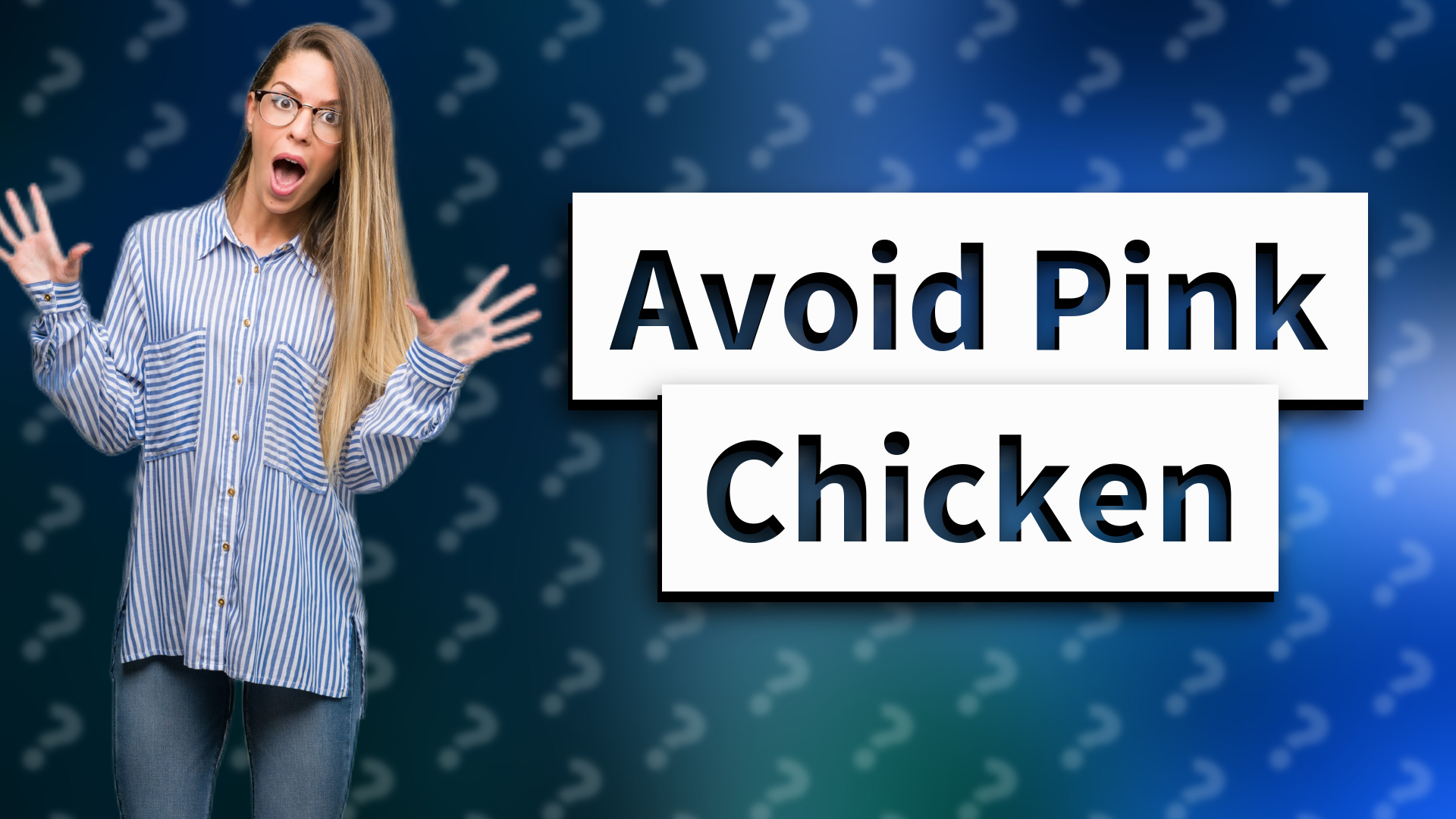 Avoid Pink Chicken