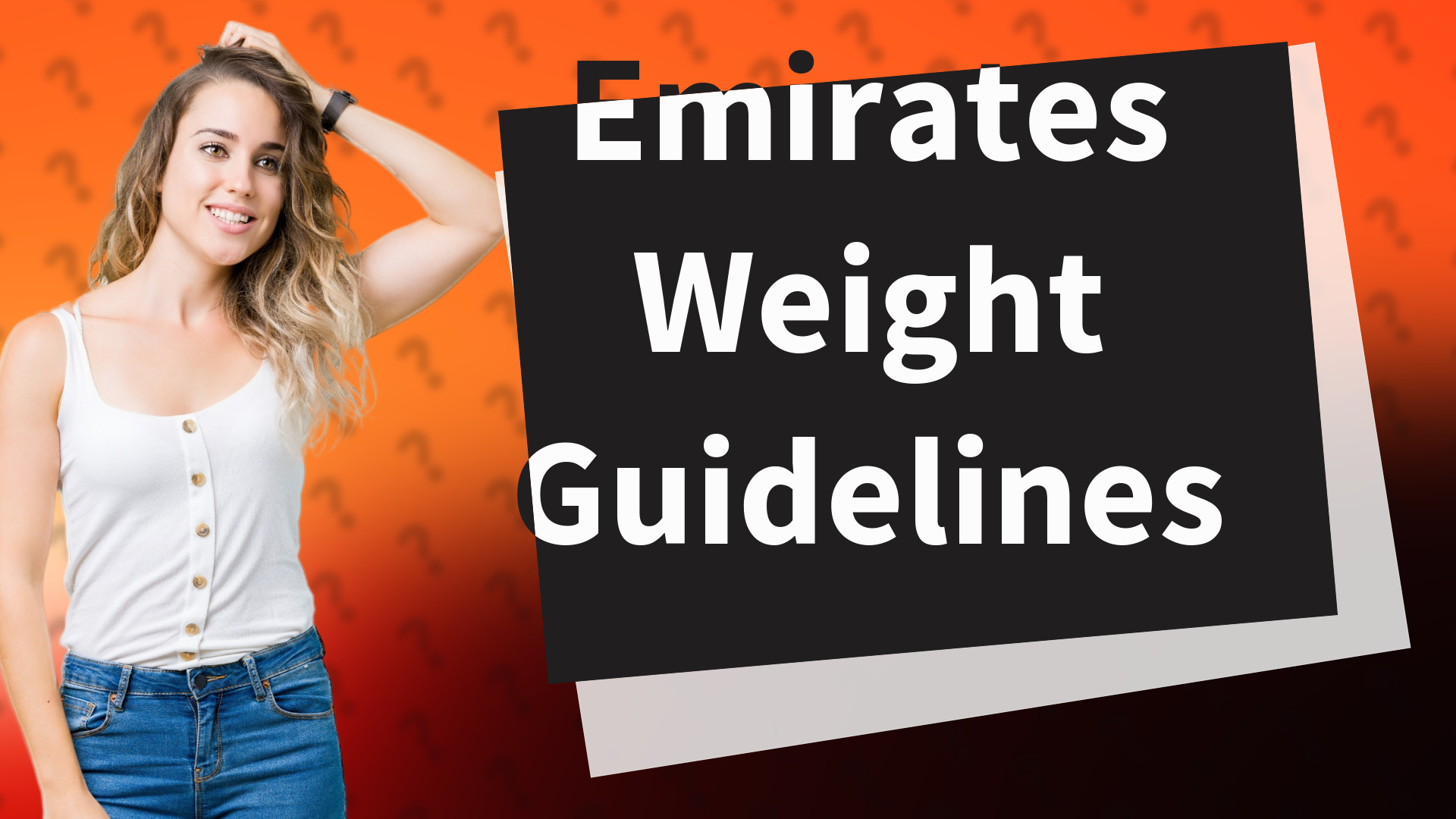 Emirates Weight Guidelines