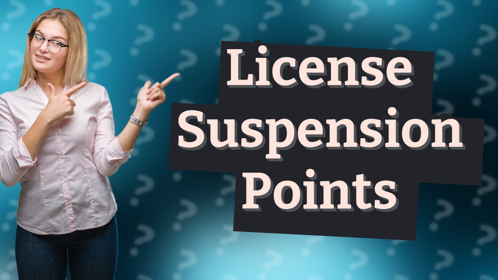 License Suspension Points