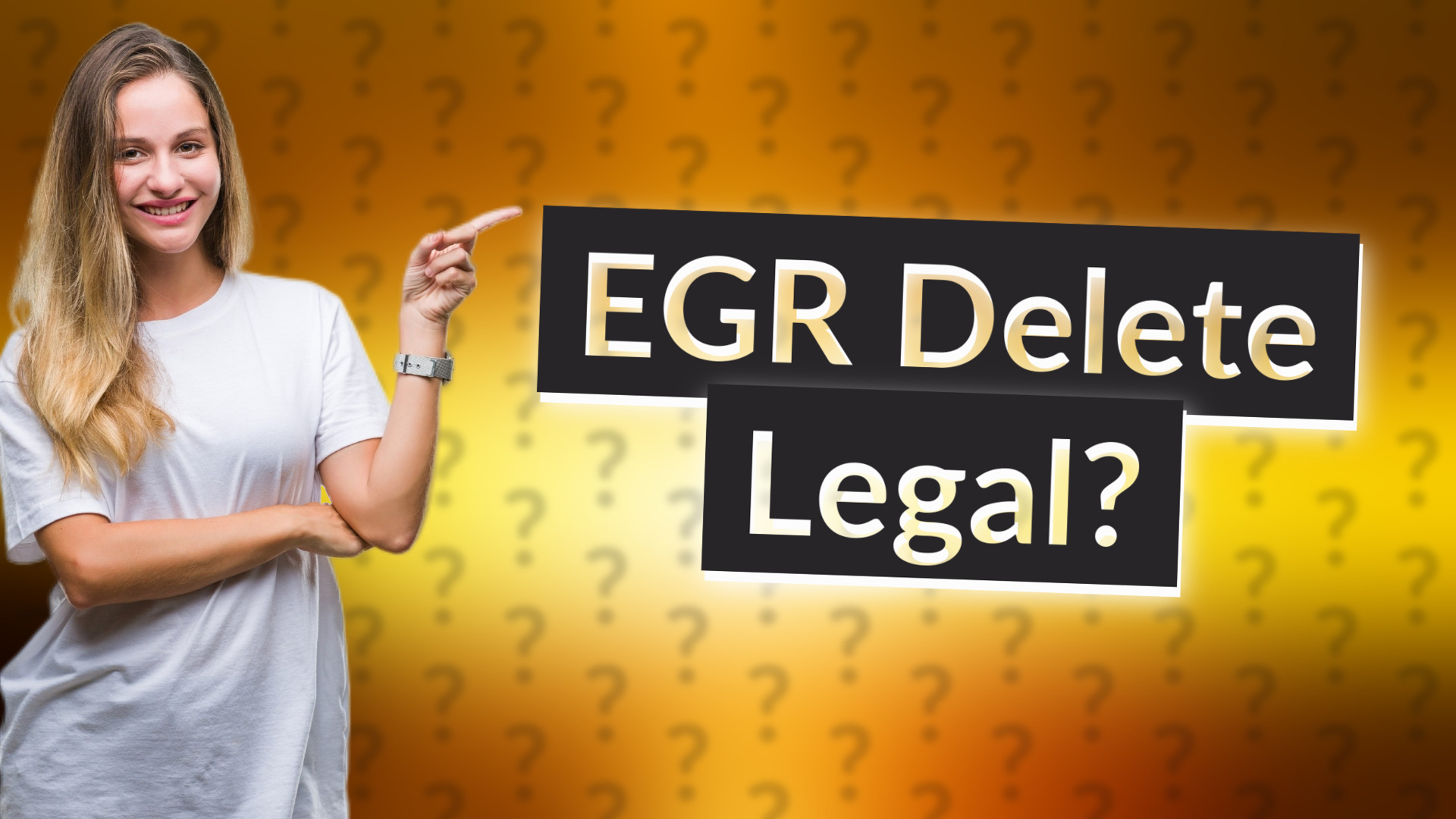 EGR Delete Legal?