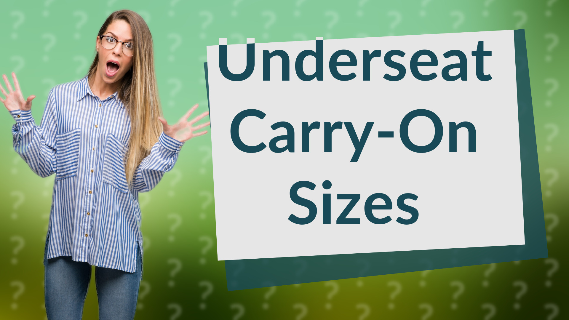Underseat Carry-On Sizes