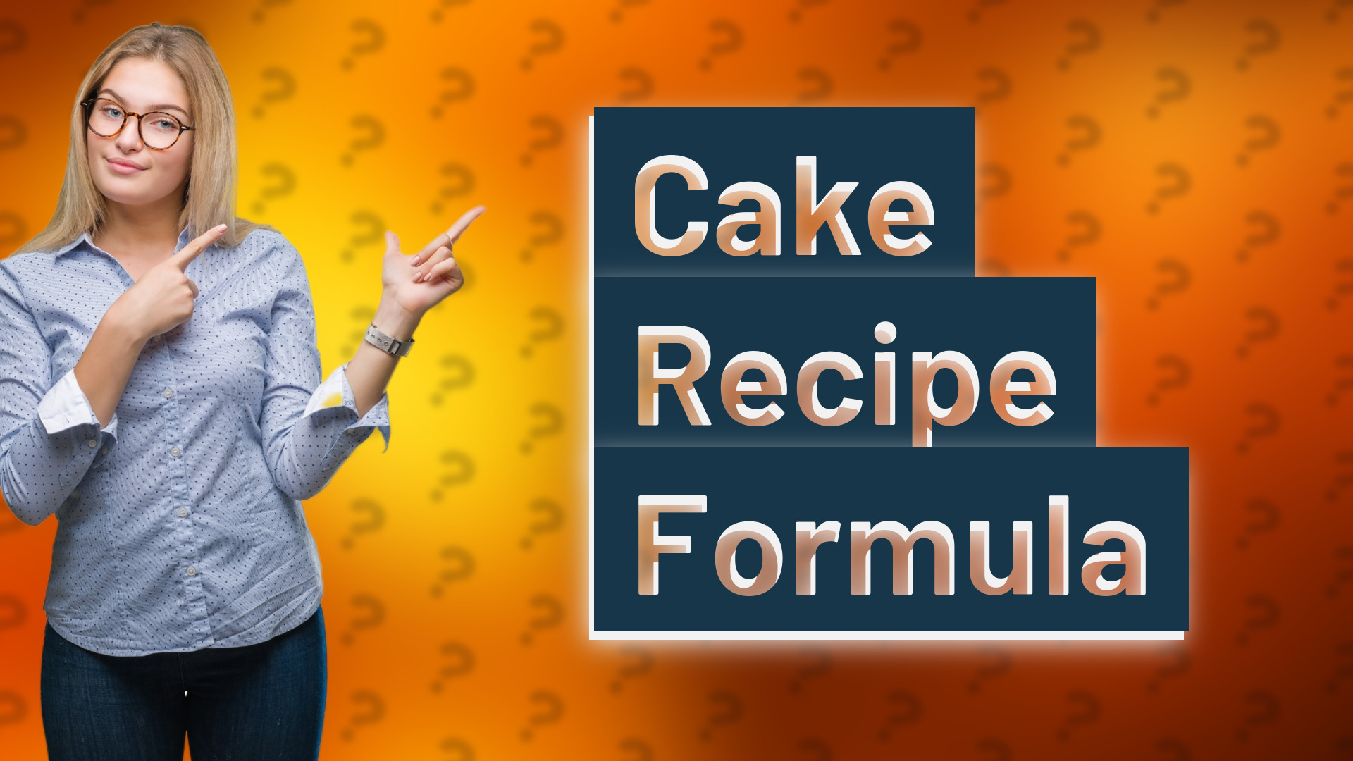 Cake Recipe Formula