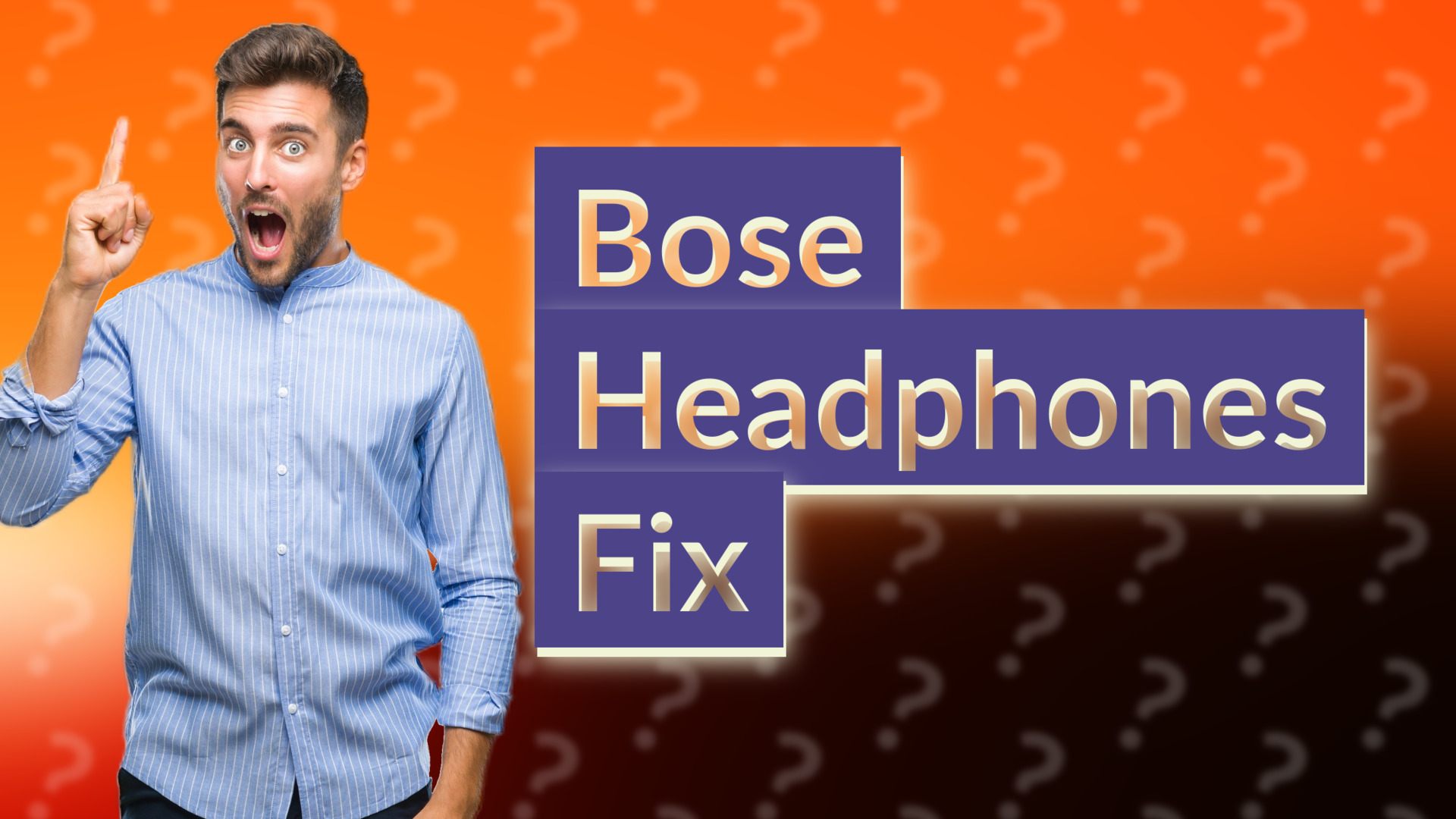 Bose Headphones Fix